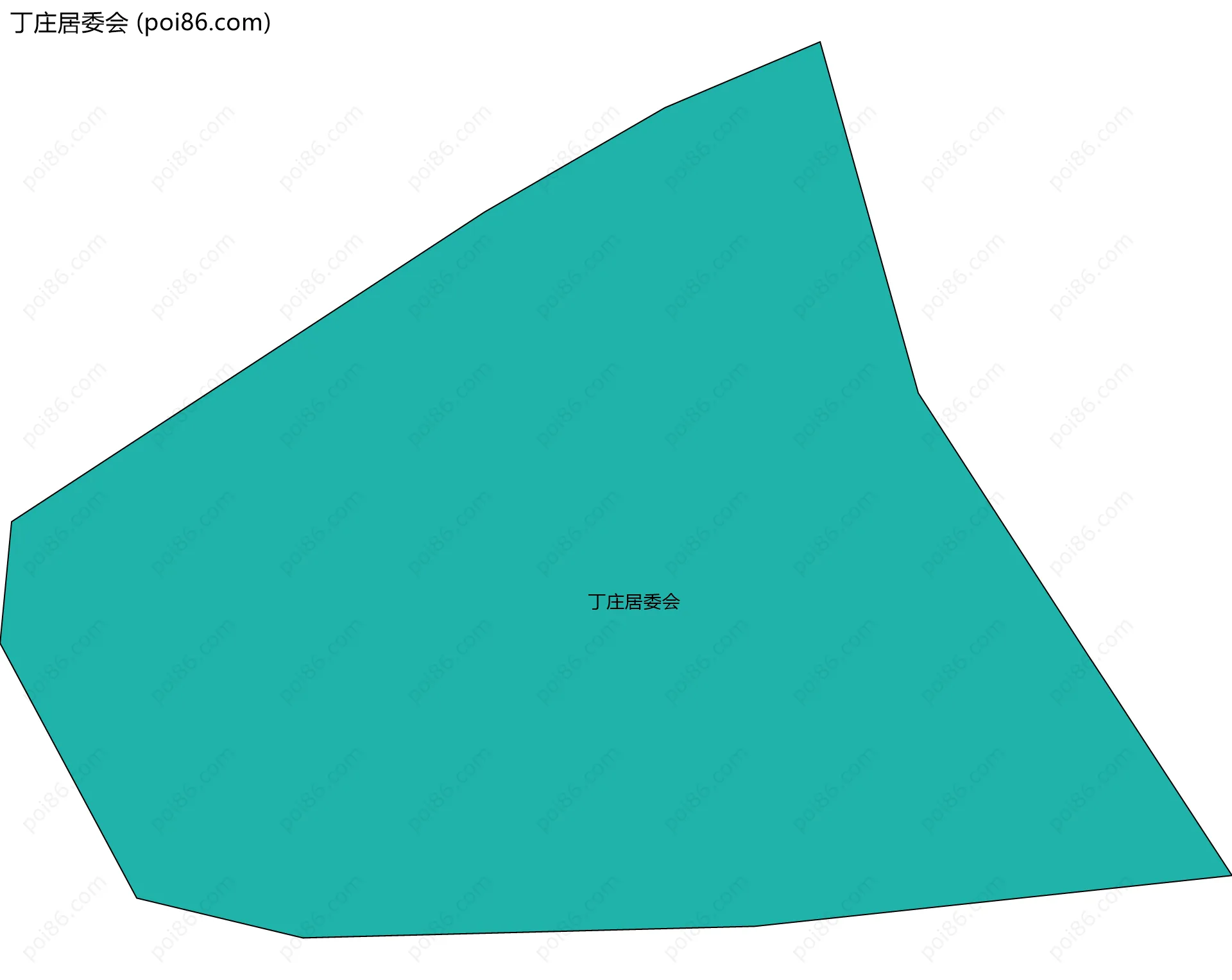 丁庄居委会边界地图