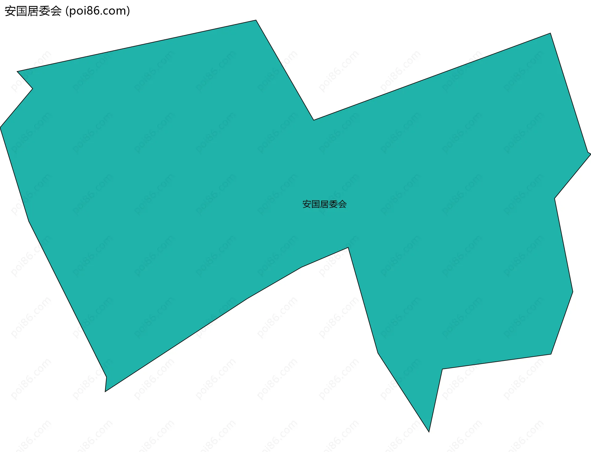 安国居委会边界地图
