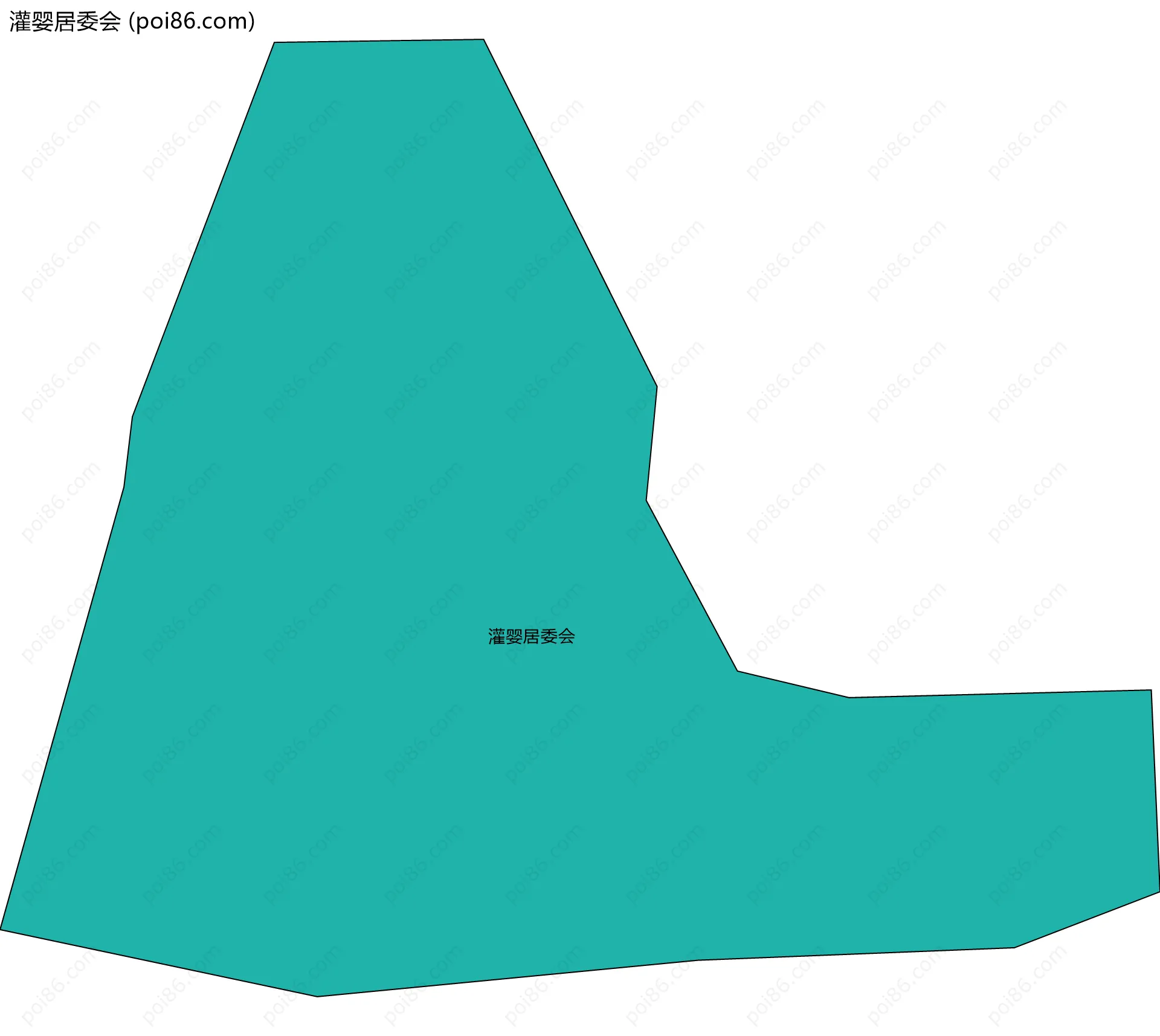灌婴居委会边界地图