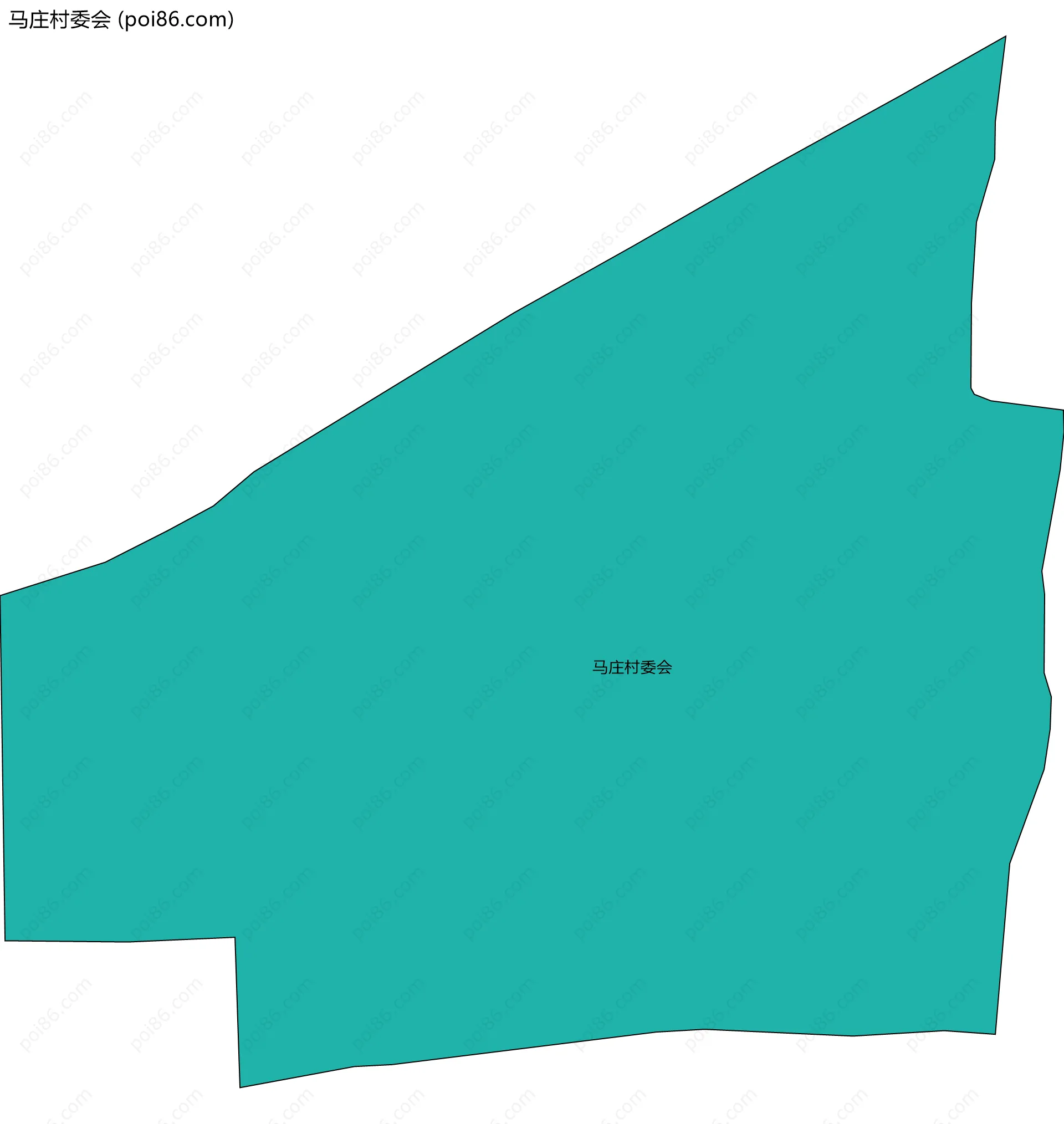 马庄村委会边界地图