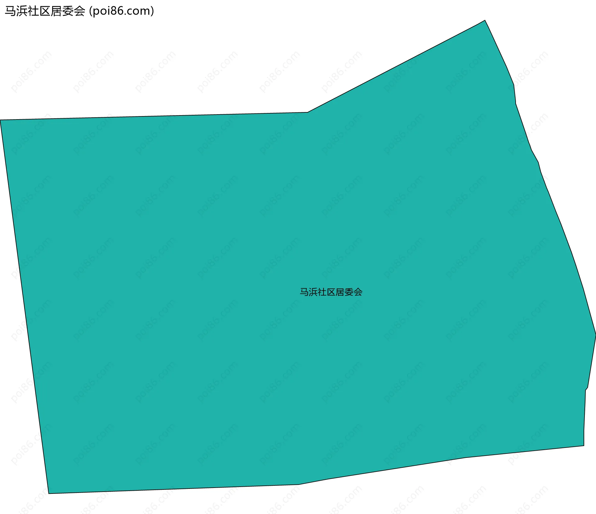 马浜社区居委会边界地图