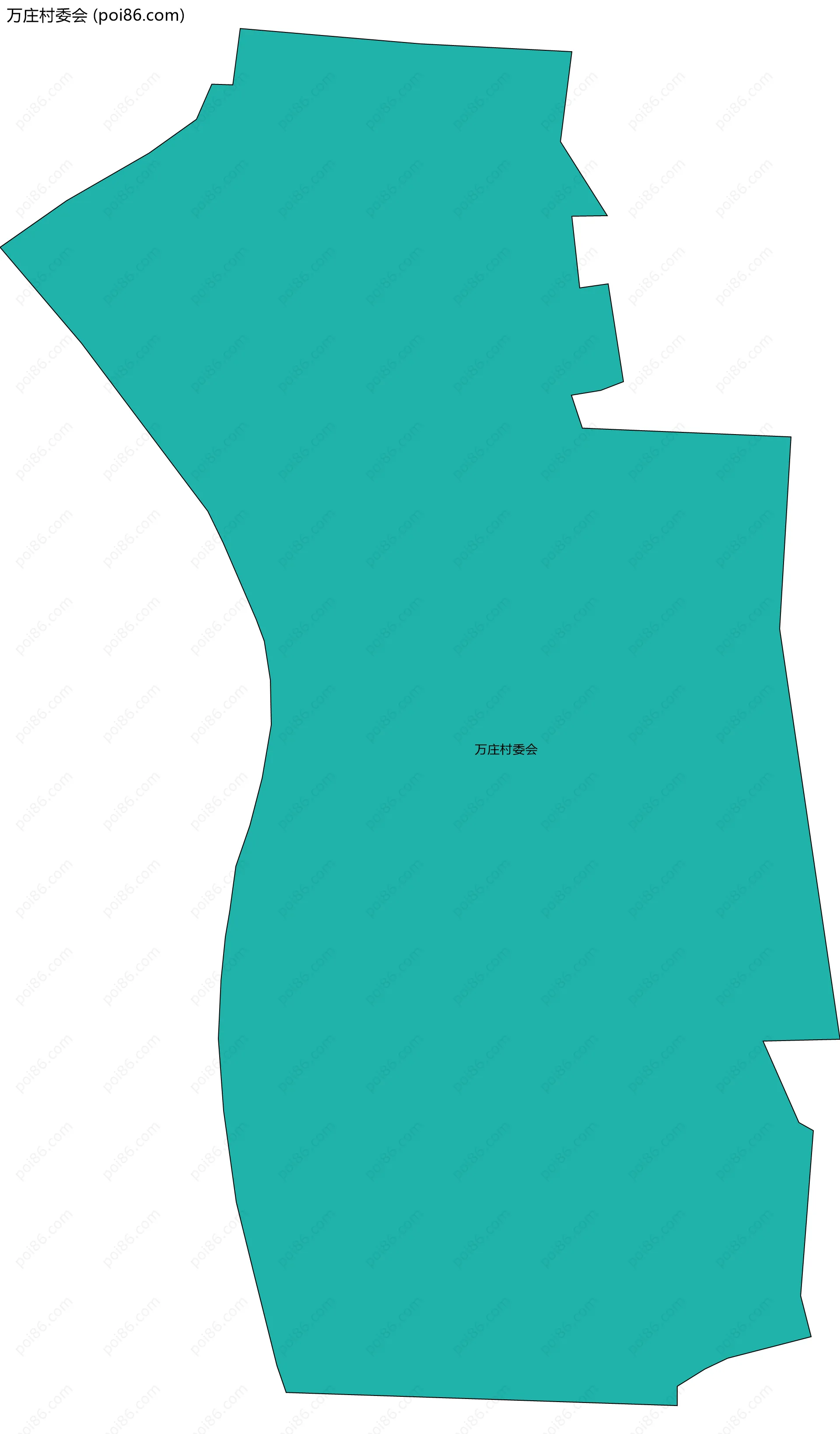万庄村委会边界地图