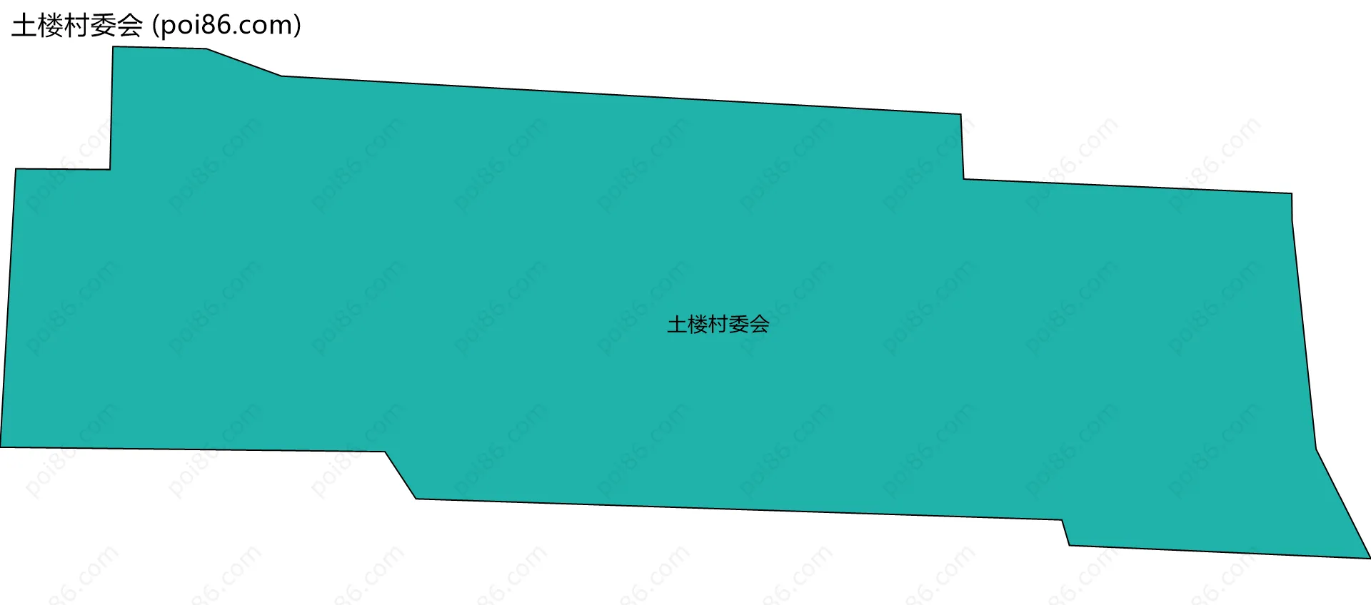 土楼村委会边界地图