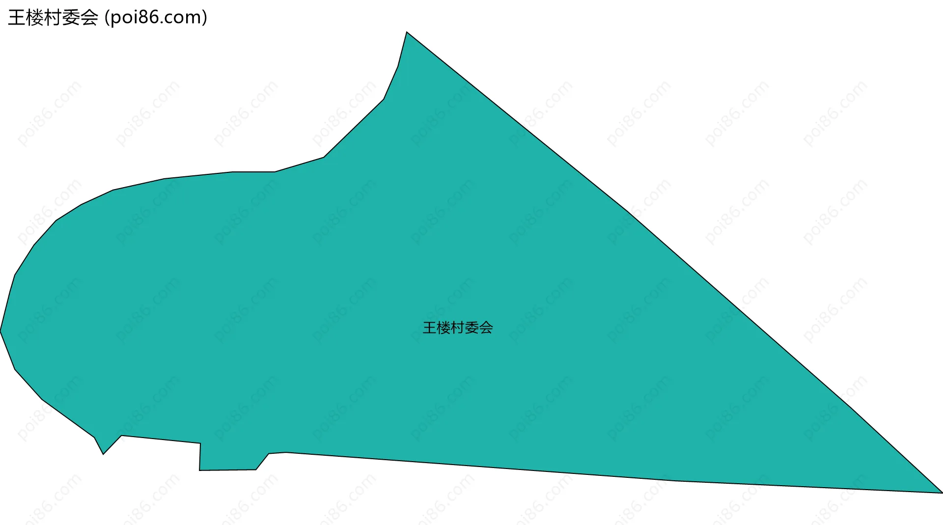 王楼村委会边界地图