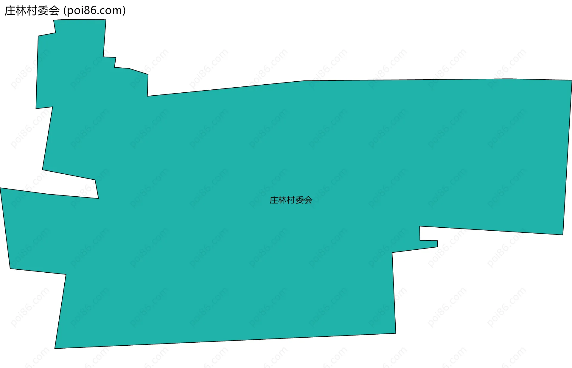 庄林村委会边界地图