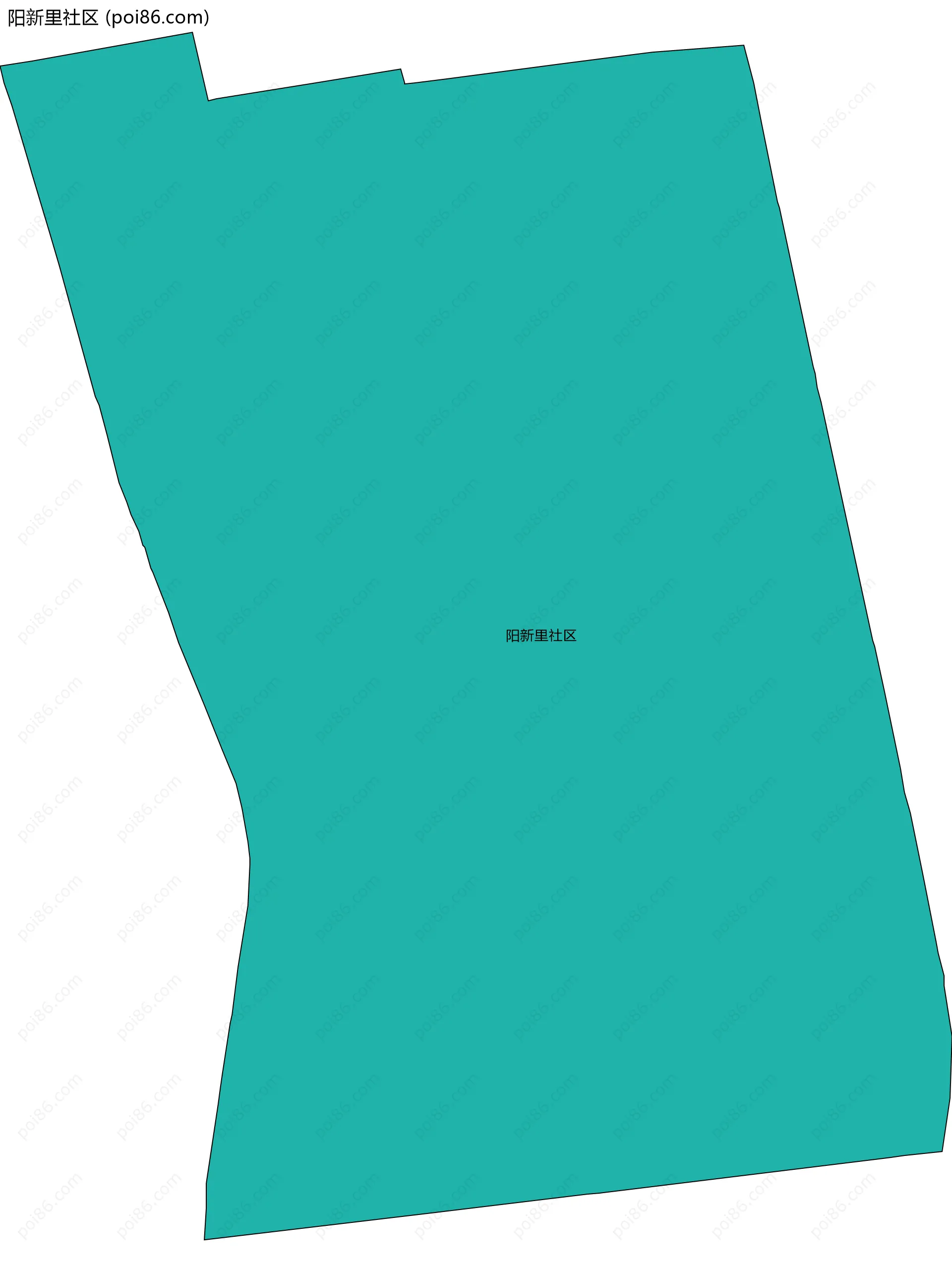 阳新里社区边界地图