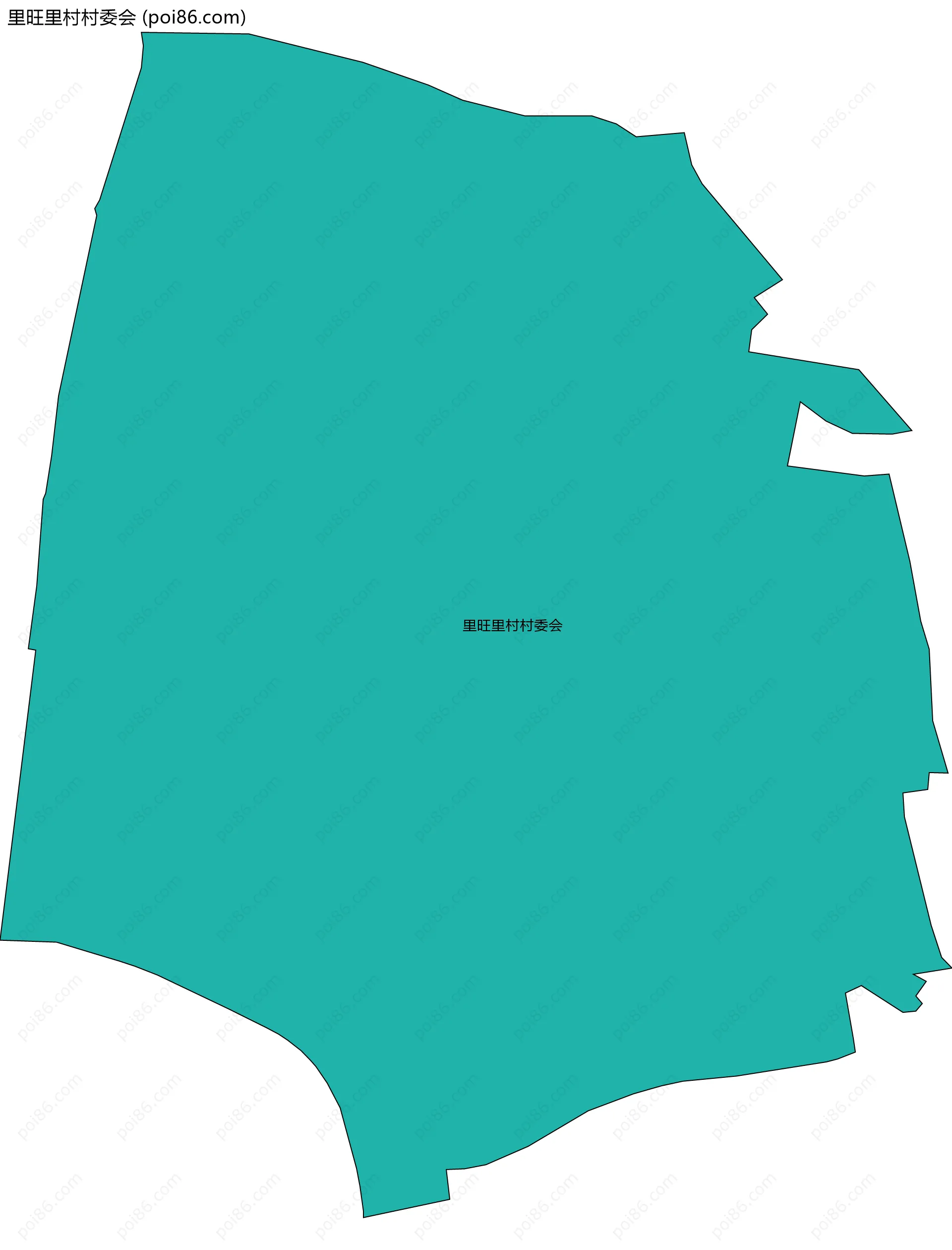 里旺里村村委会边界地图