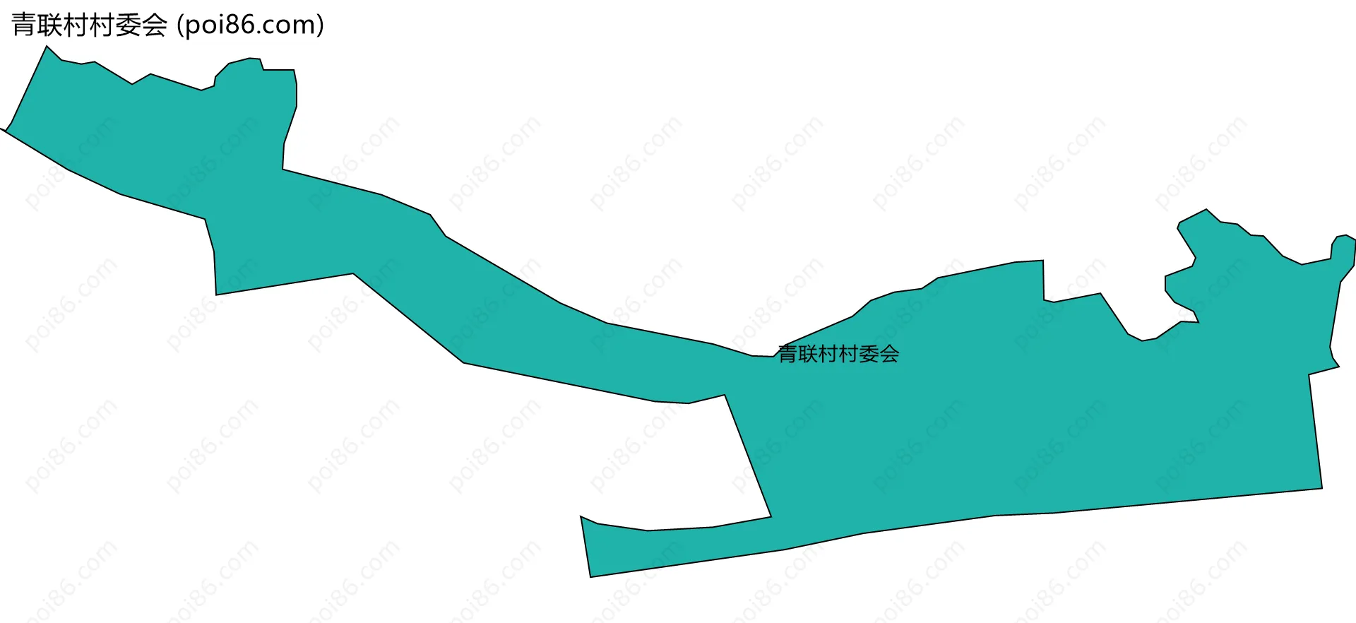 青联村村委会边界地图