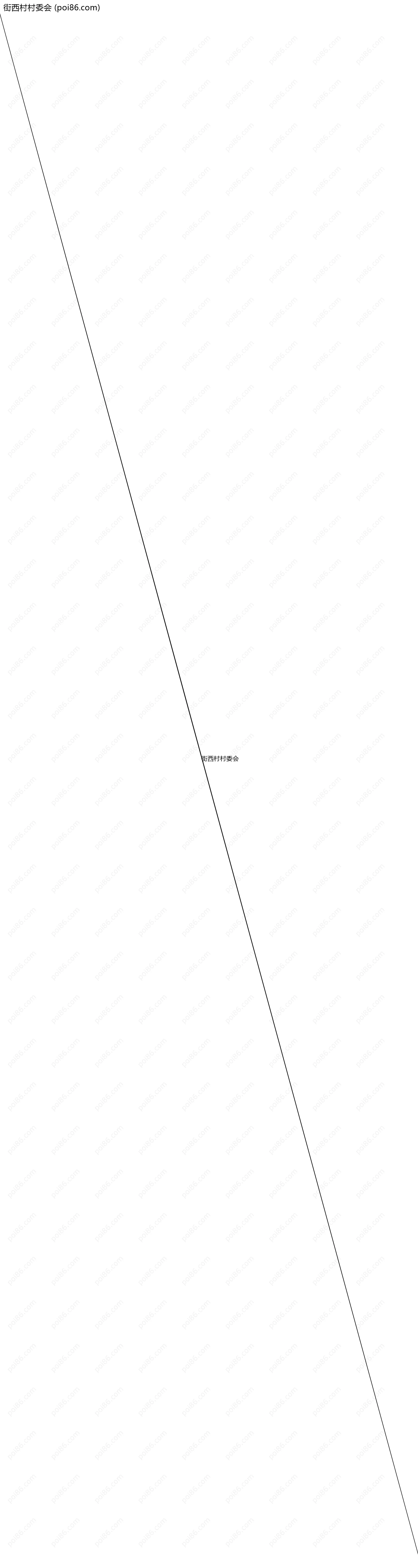 街西村村委会边界地图