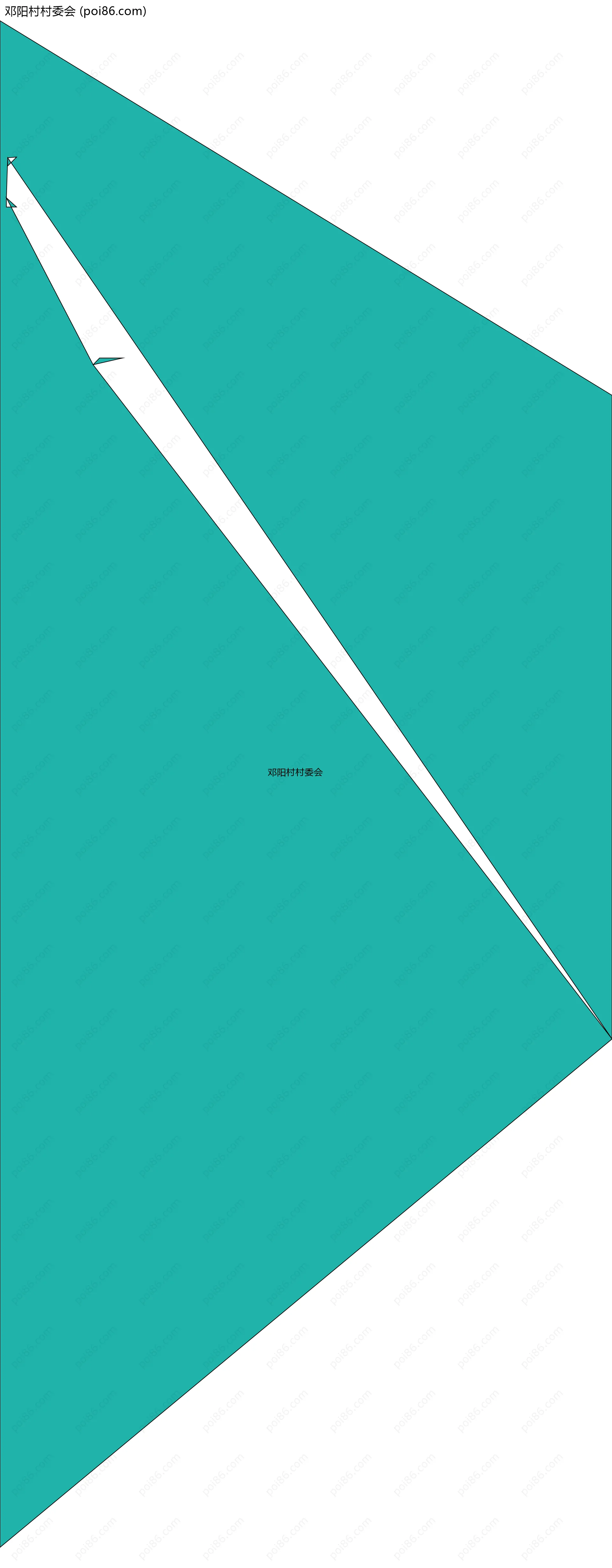 邓阳村村委会边界地图