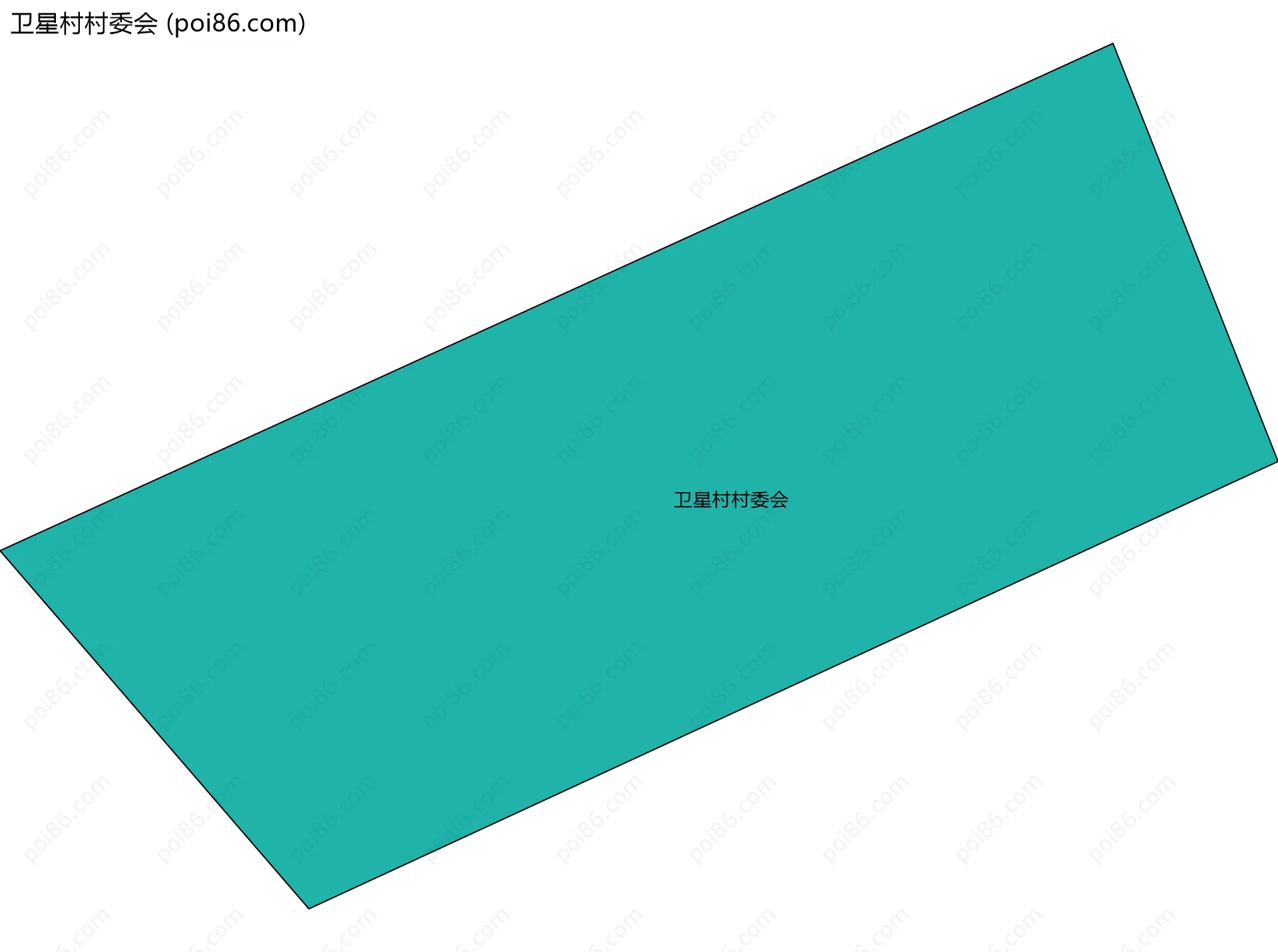 卫星村村委会边界地图