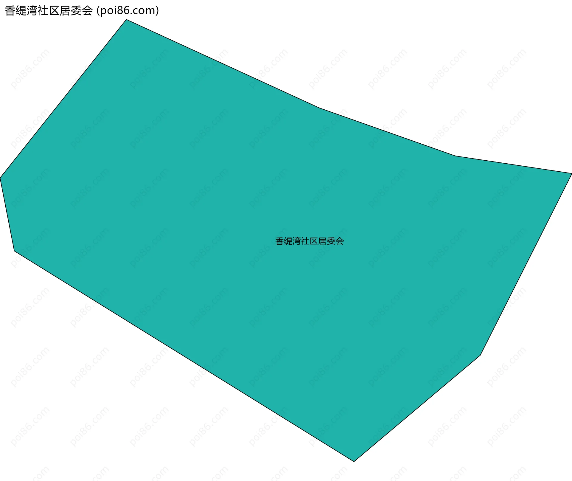 香缇湾社区居委会边界地图