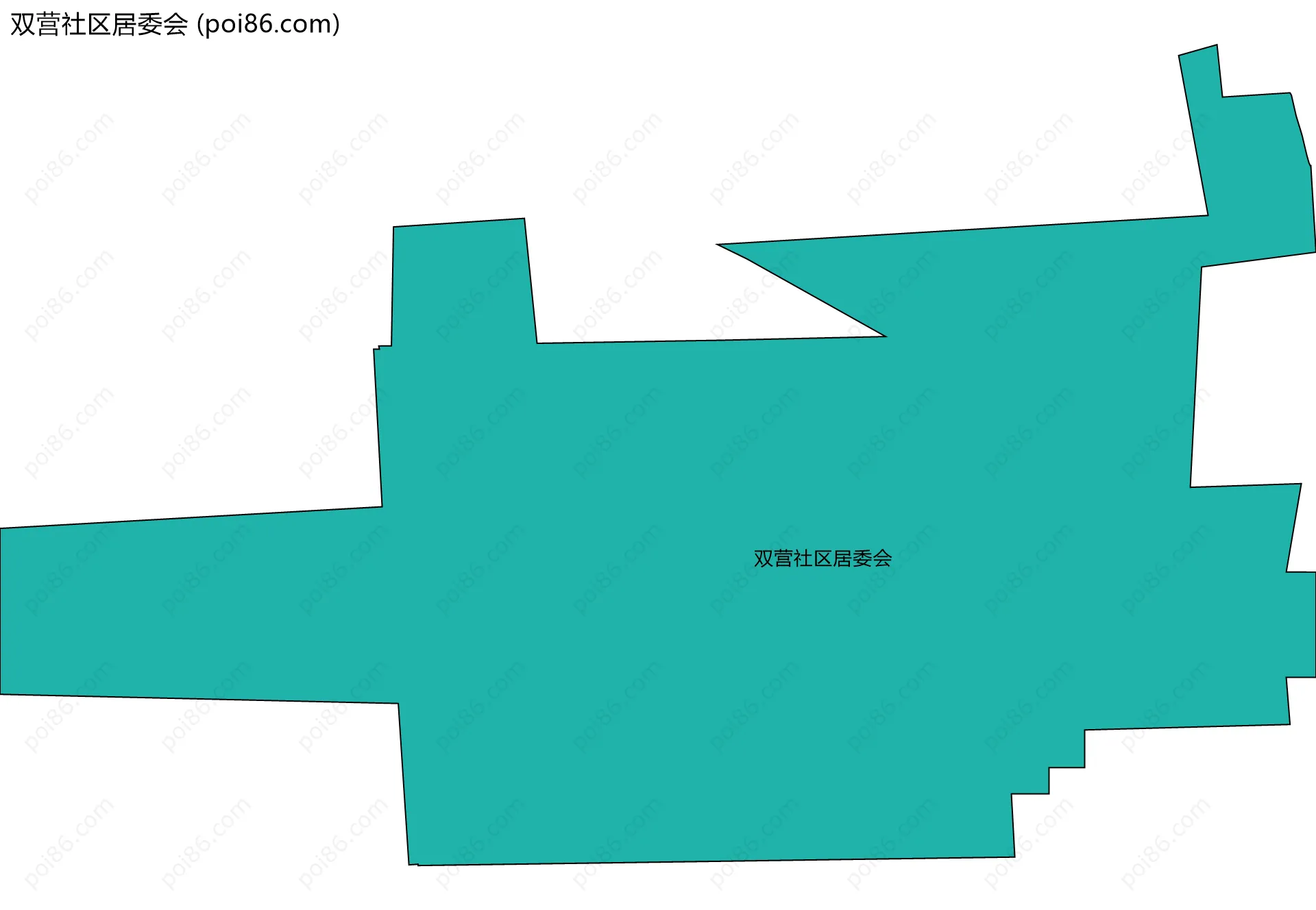 双营社区居委会边界地图