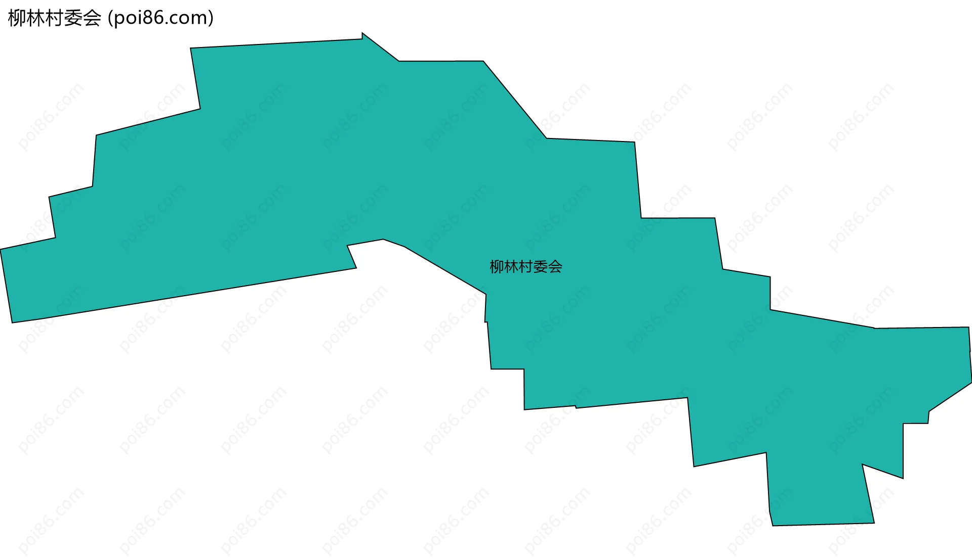 柳林村委会边界地图