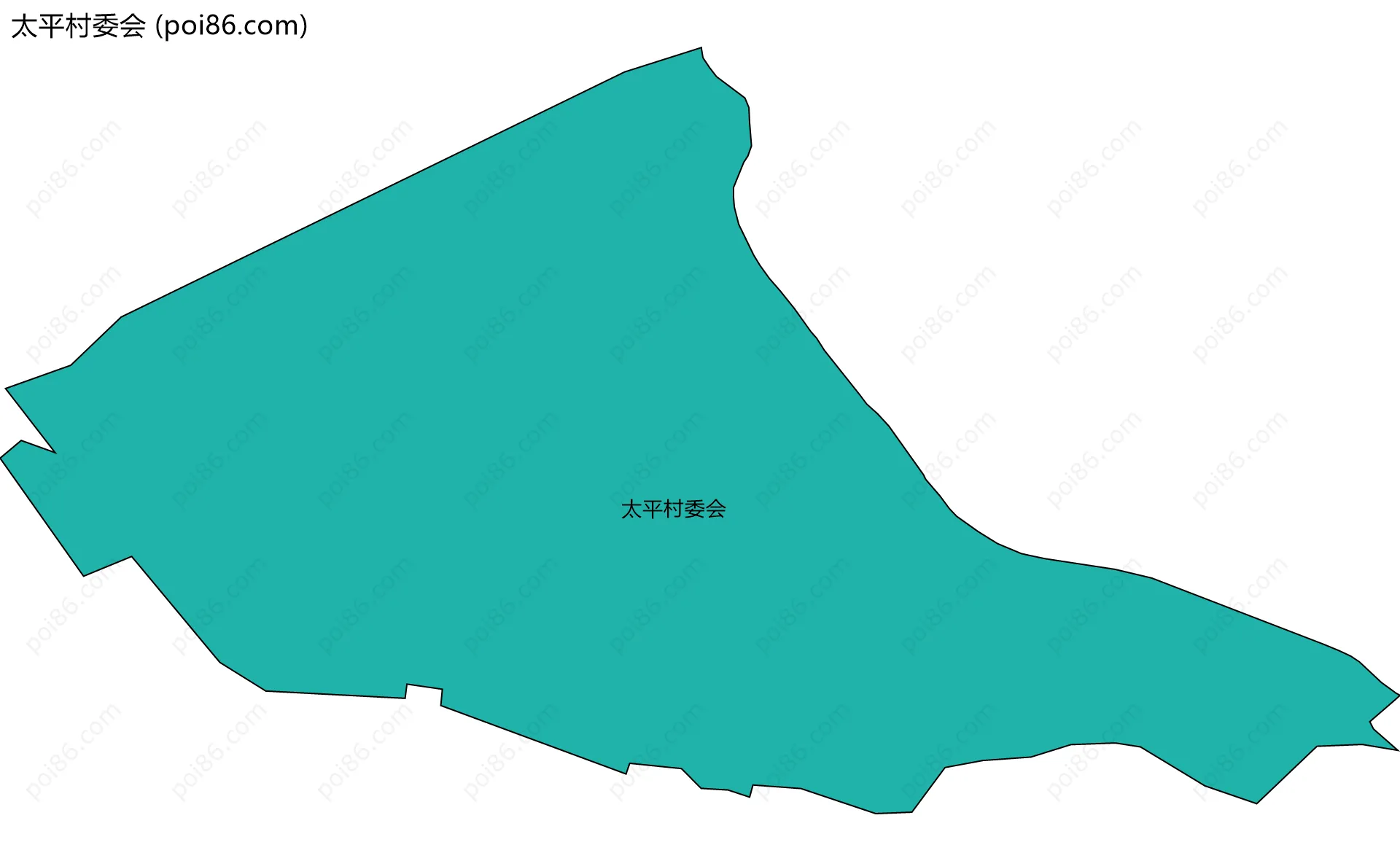 太平村委会边界地图