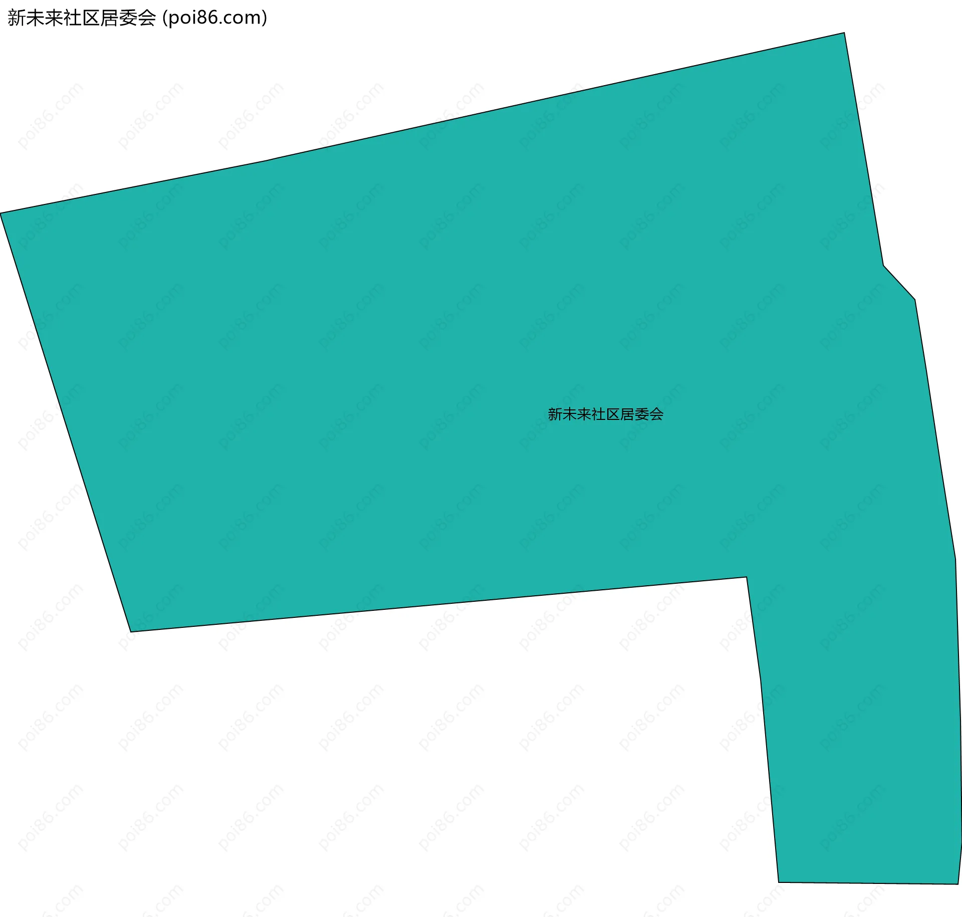 新未来社区居委会边界地图