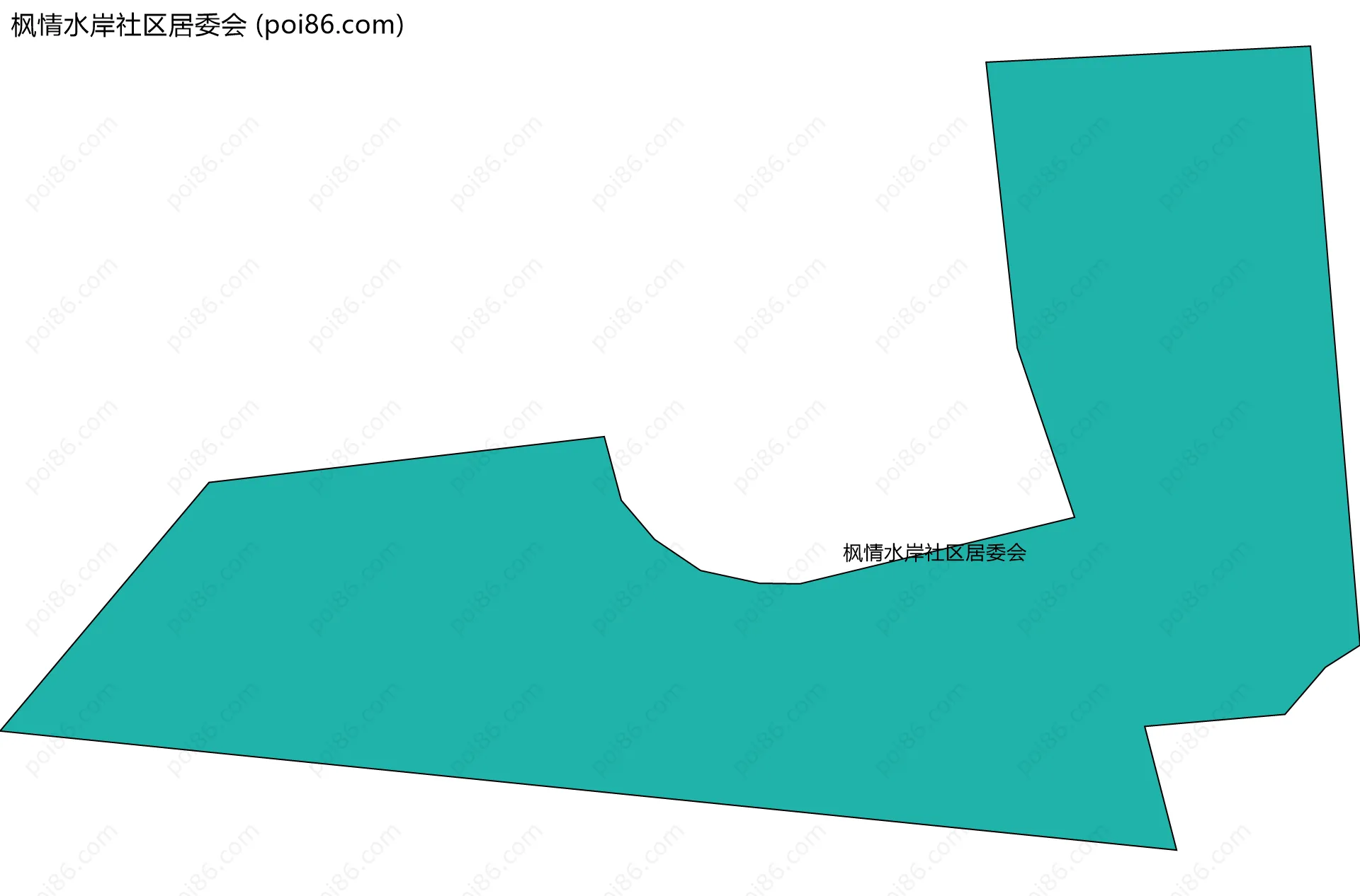 枫情水岸社区居委会边界地图
