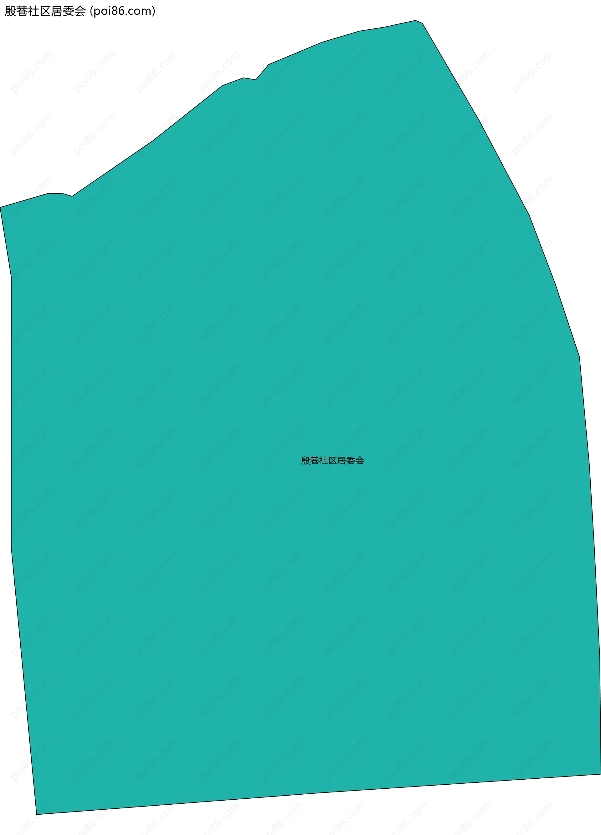 殷巷社区居委会边界地图