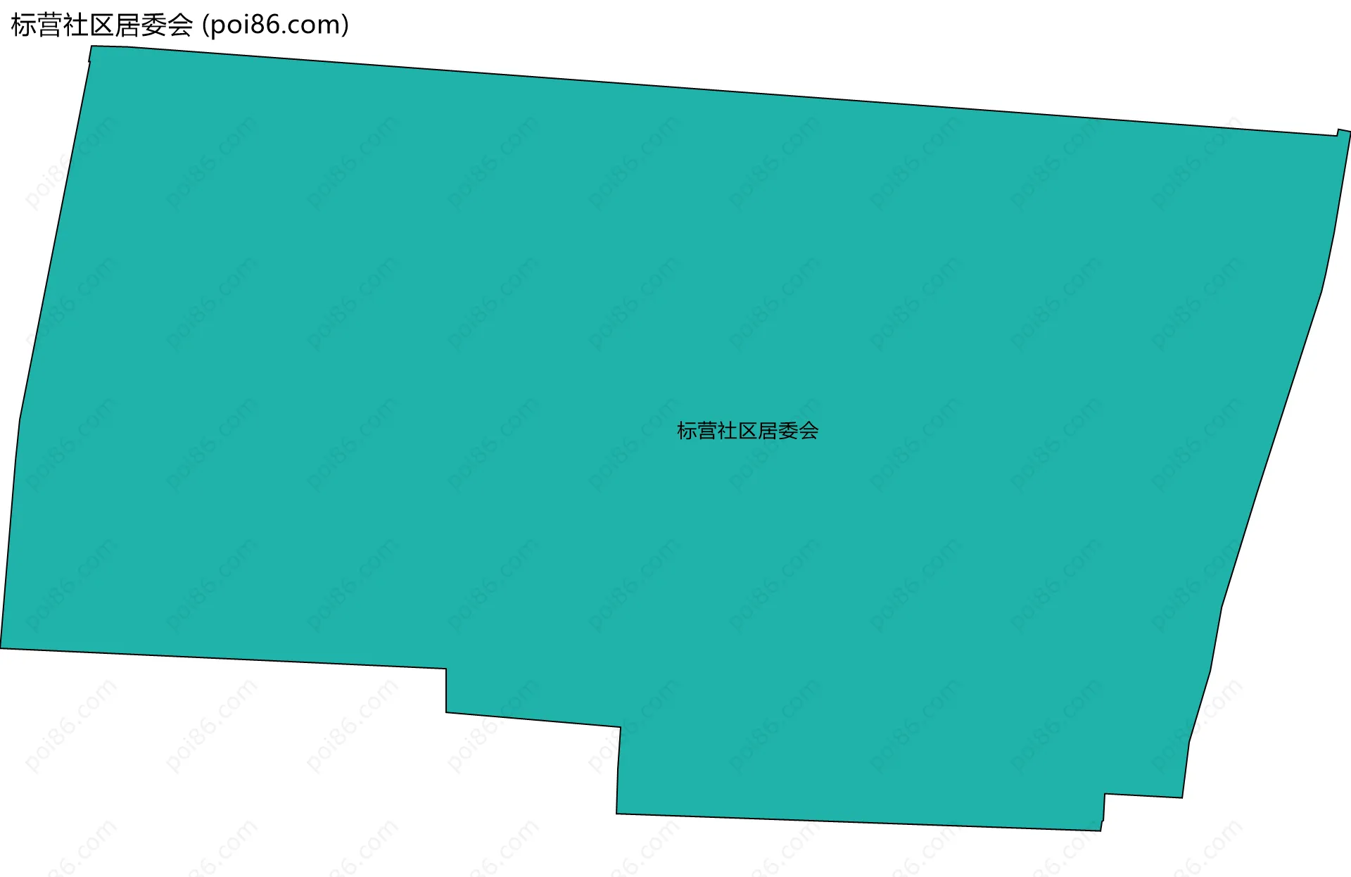 标营社区居委会边界地图