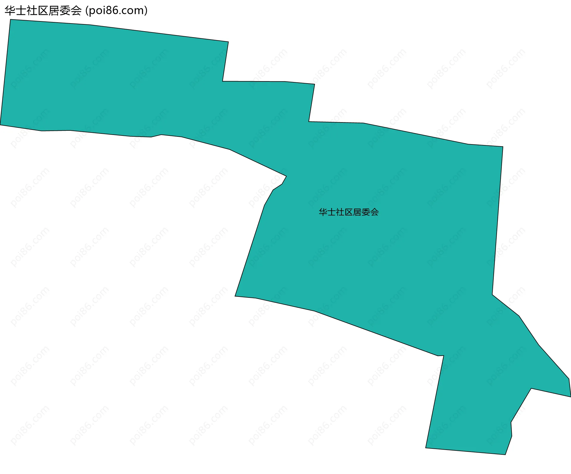 华士社区居委会边界地图