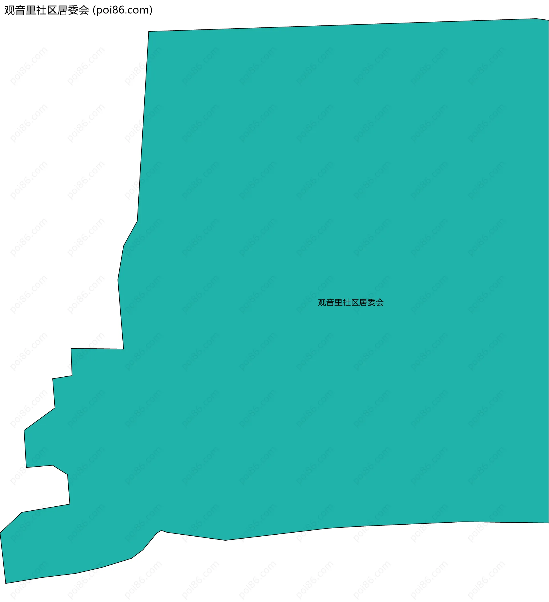 观音里社区居委会边界地图