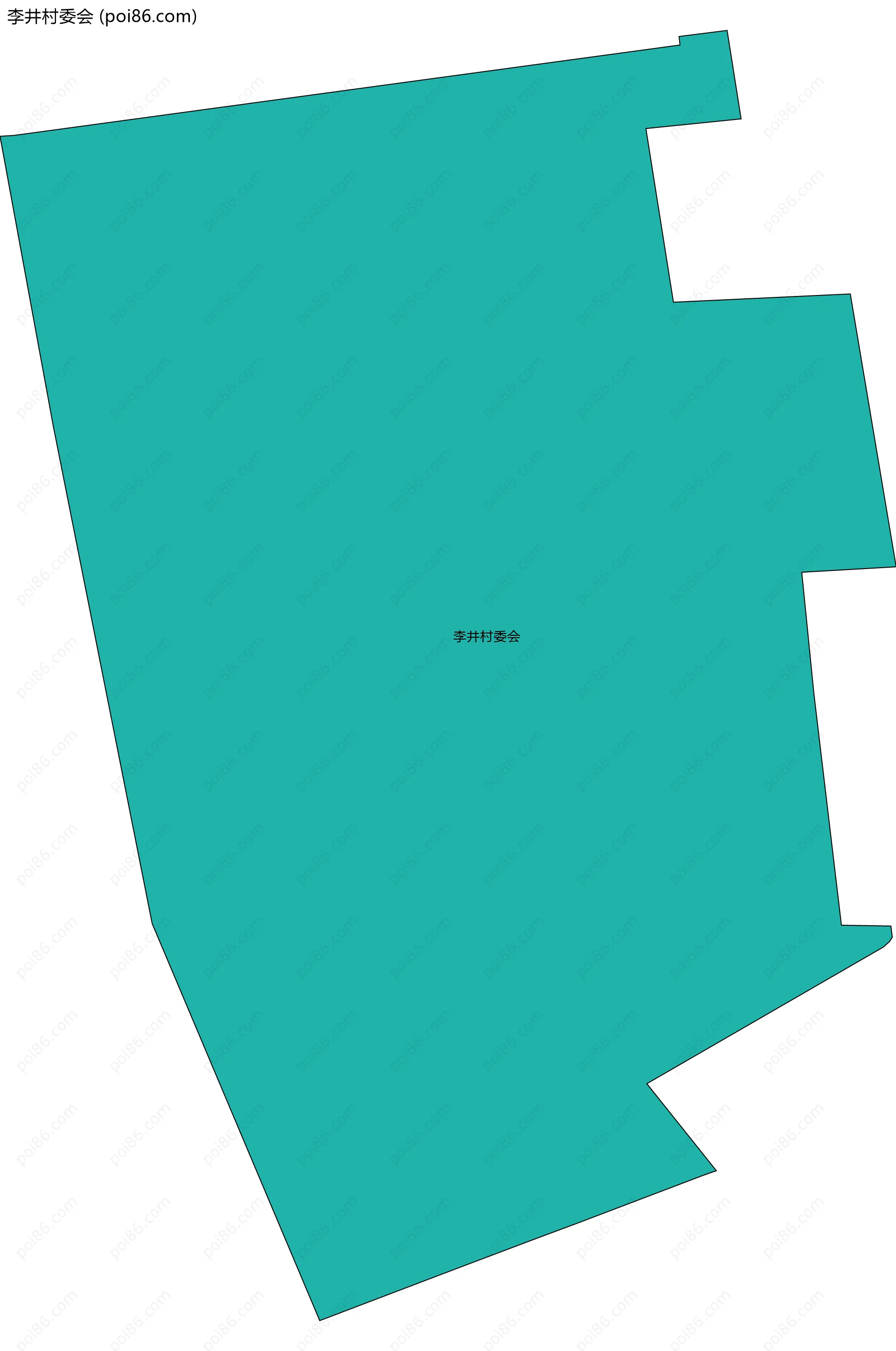 李井村委会边界地图