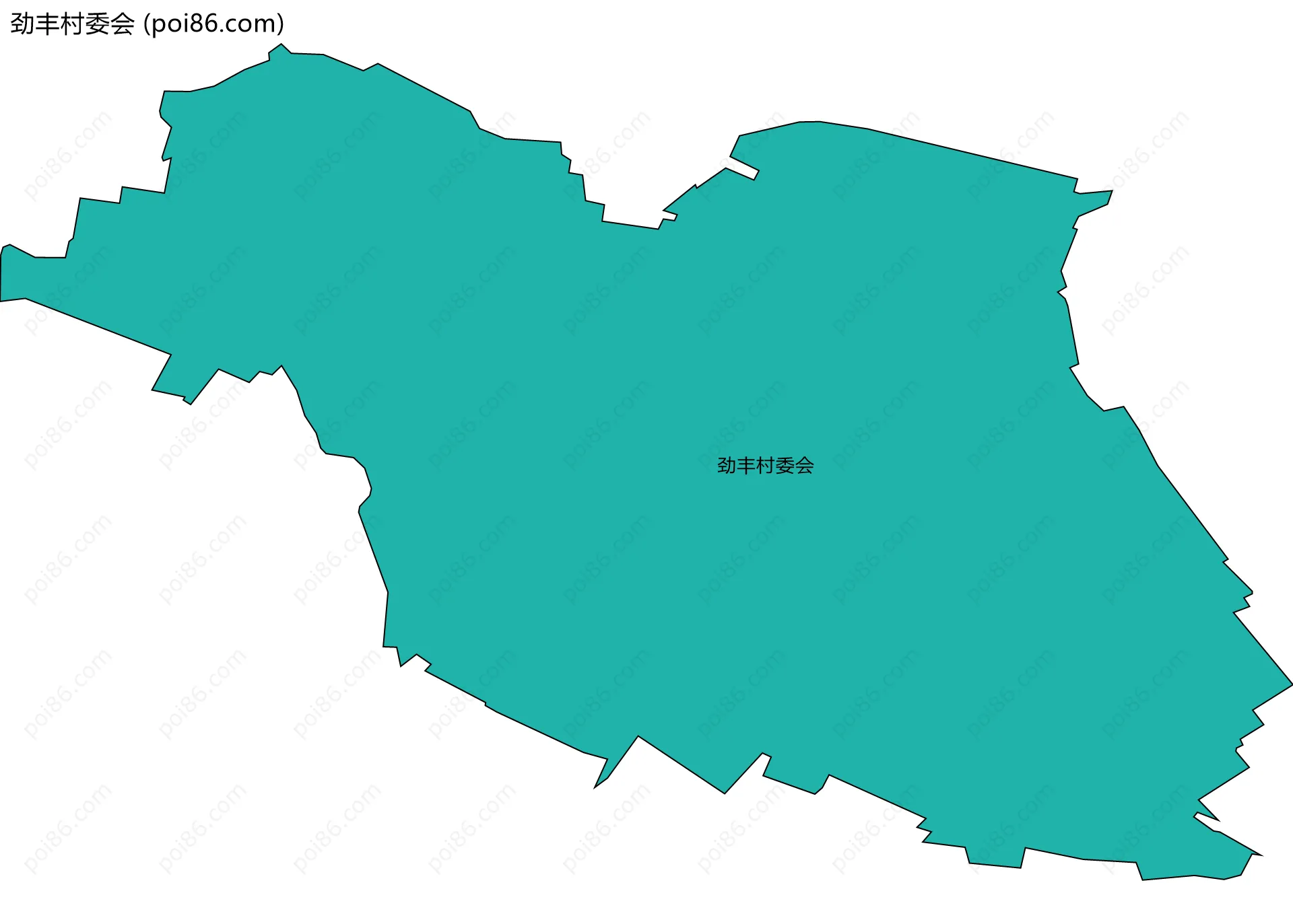劲丰村委会边界地图