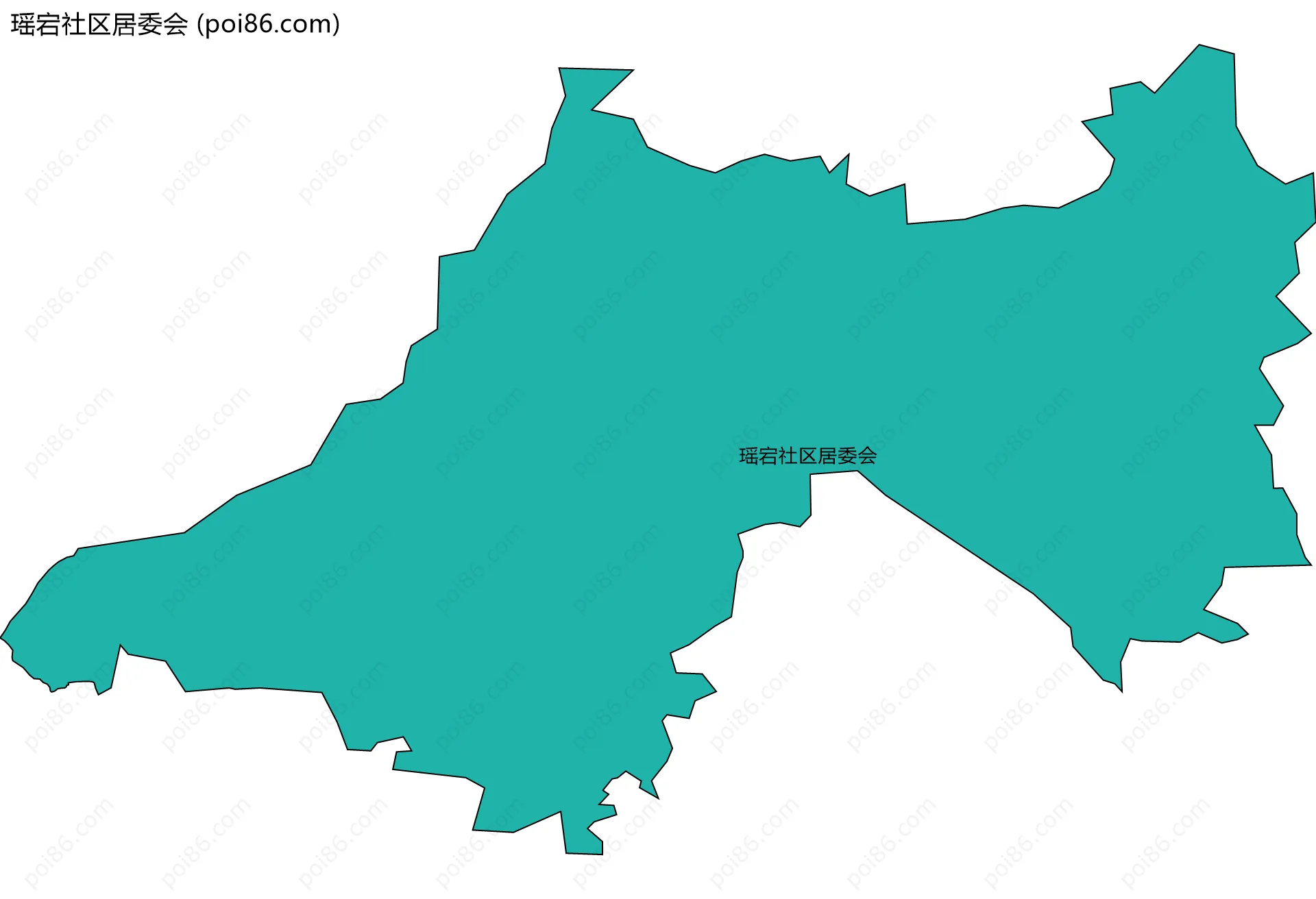 瑶宕社区居委会边界地图