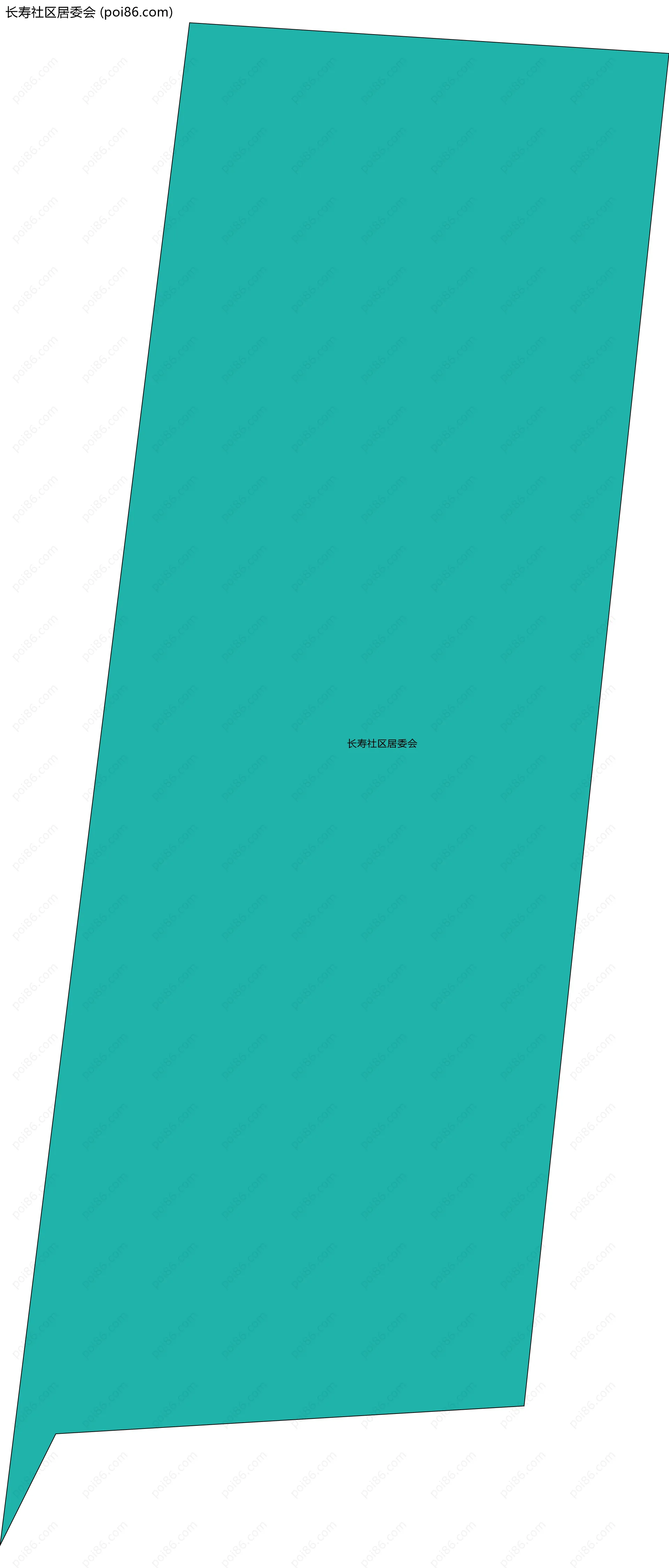 长寿社区居委会边界地图