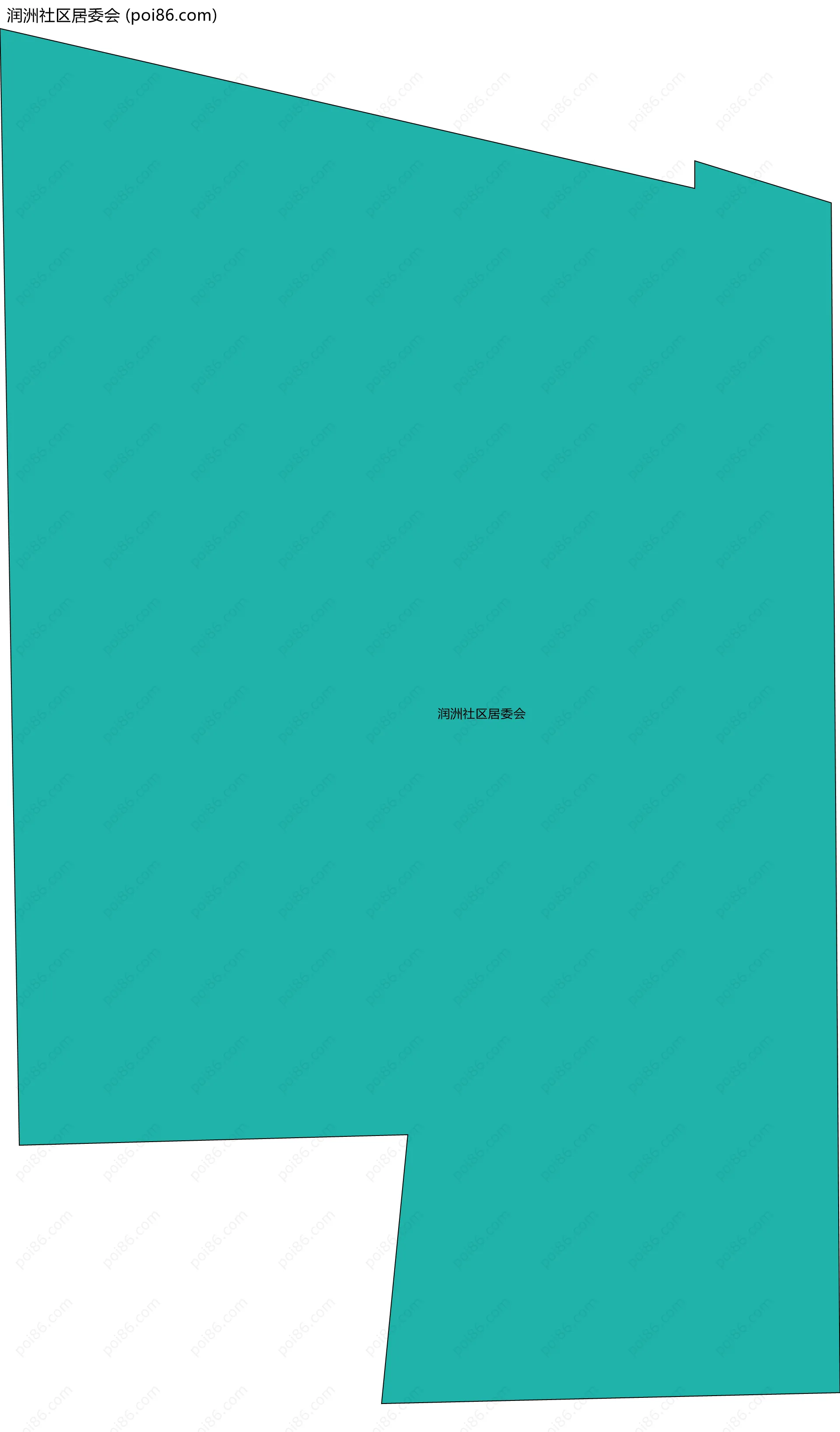 润洲社区居委会边界地图