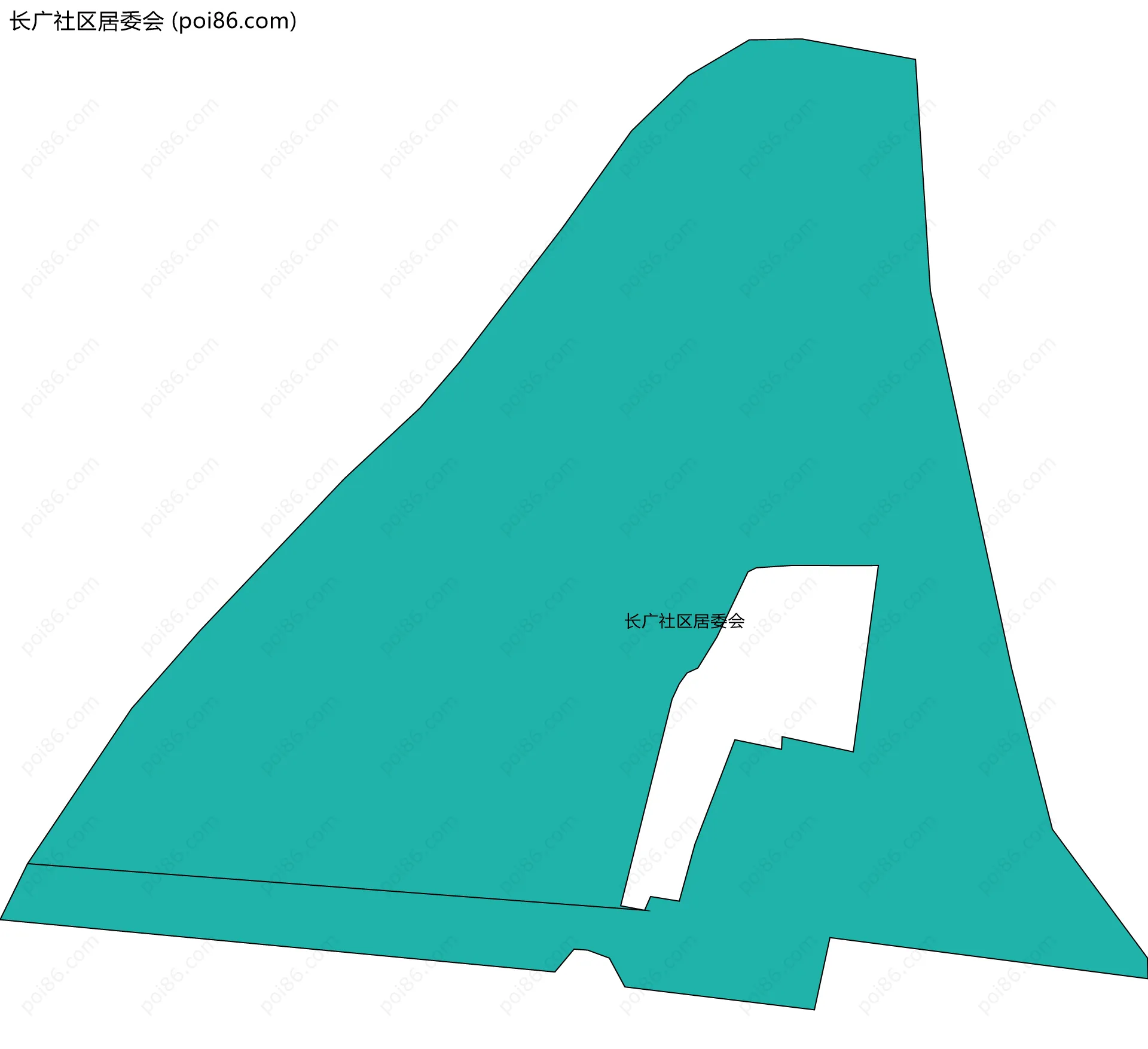 长广社区居委会边界地图