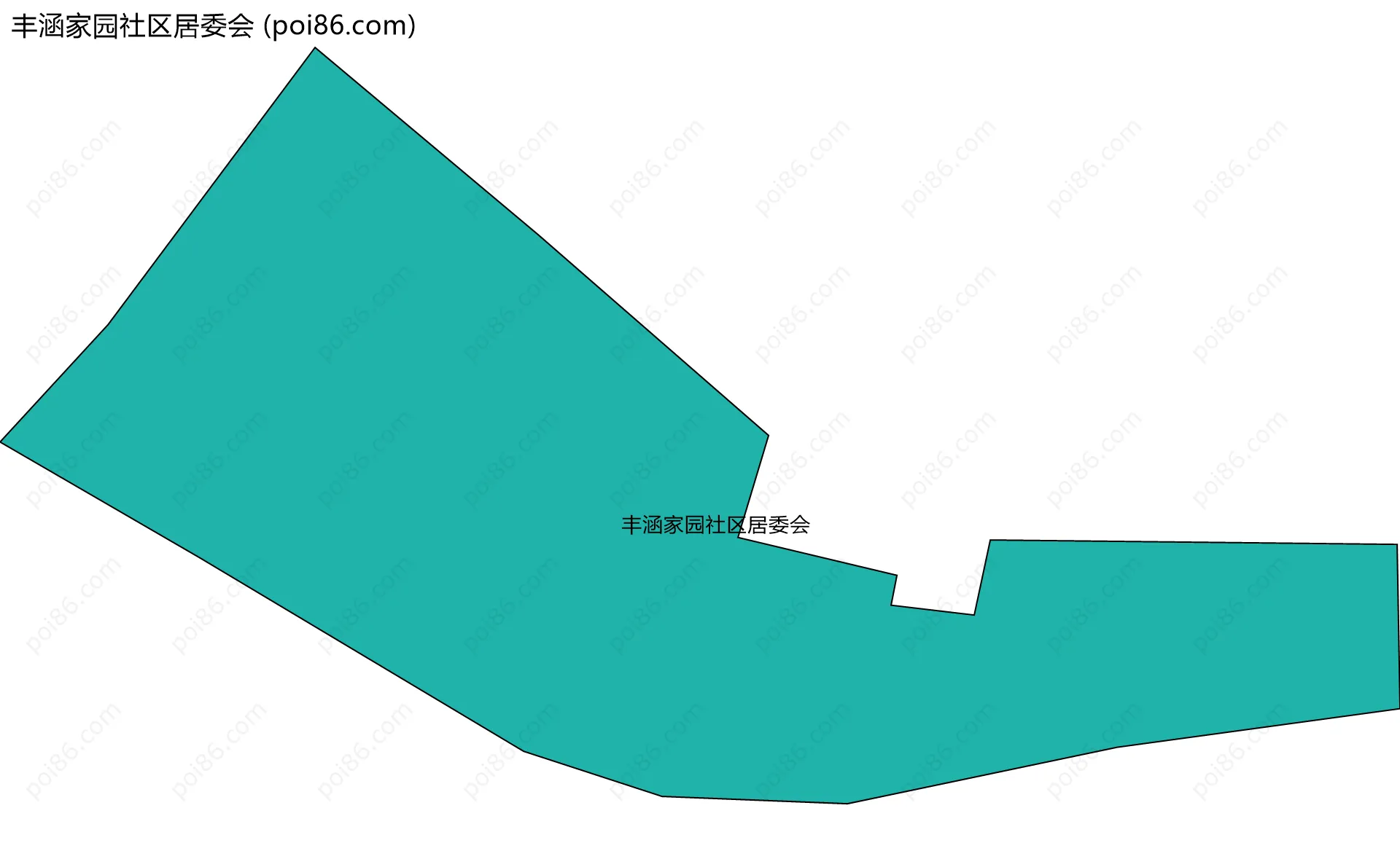 丰涵家园社区居委会边界地图