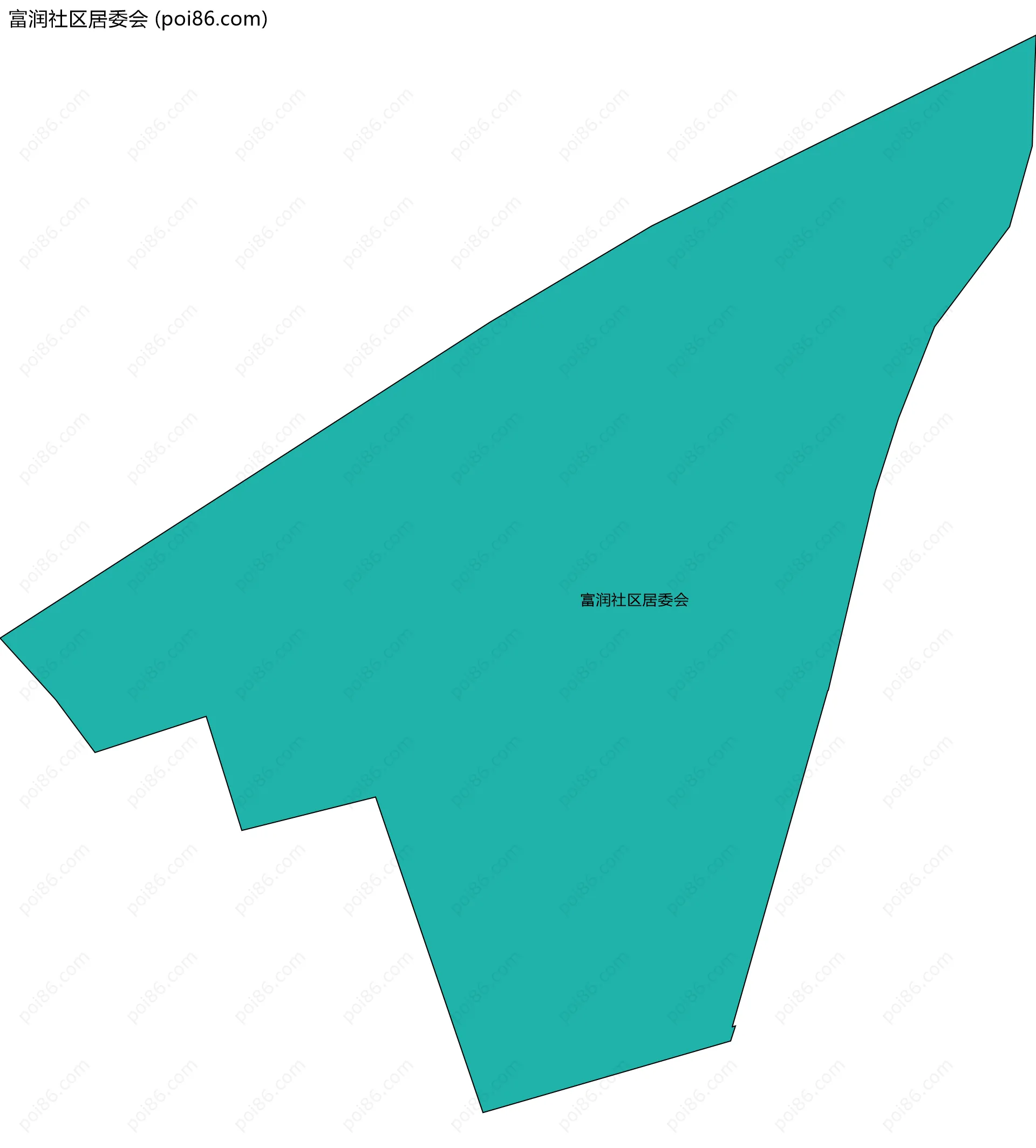 富润社区居委会边界地图