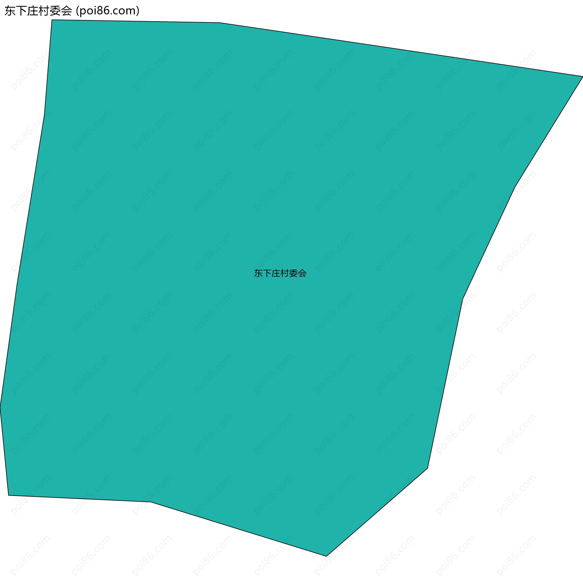 东下庄村委会边界地图