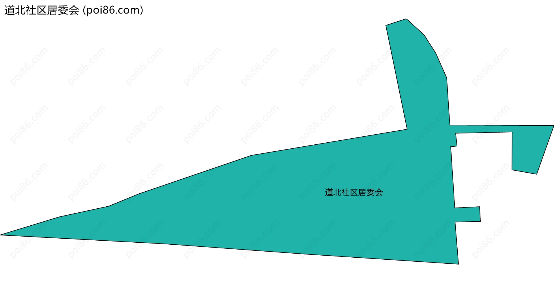 道北社区居委会边界地图