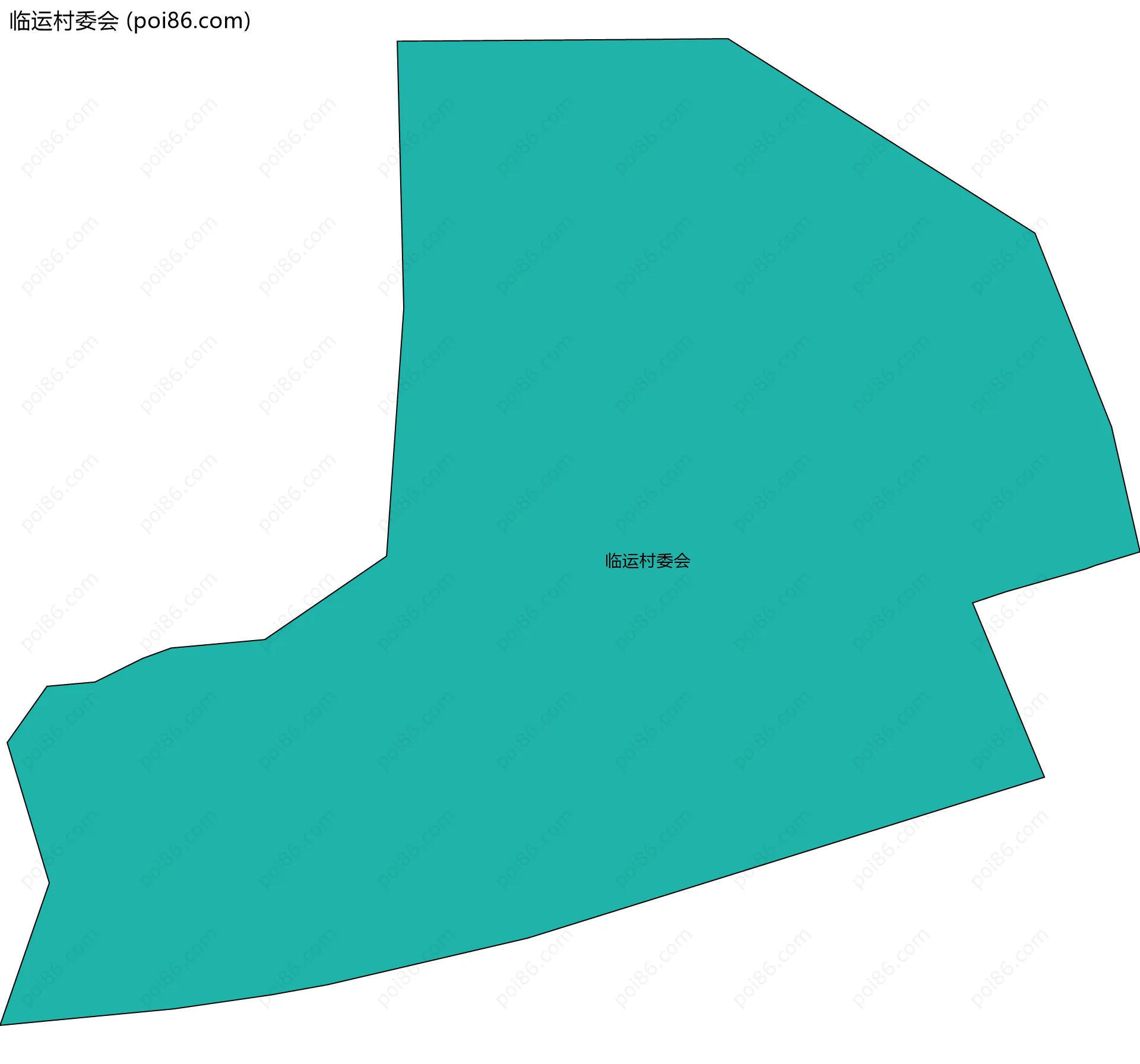 临运村委会边界地图