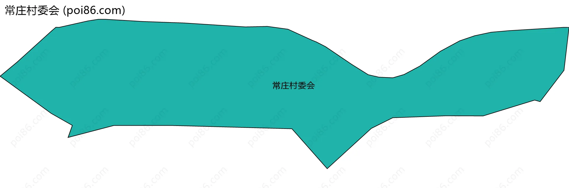 常庄村委会边界地图