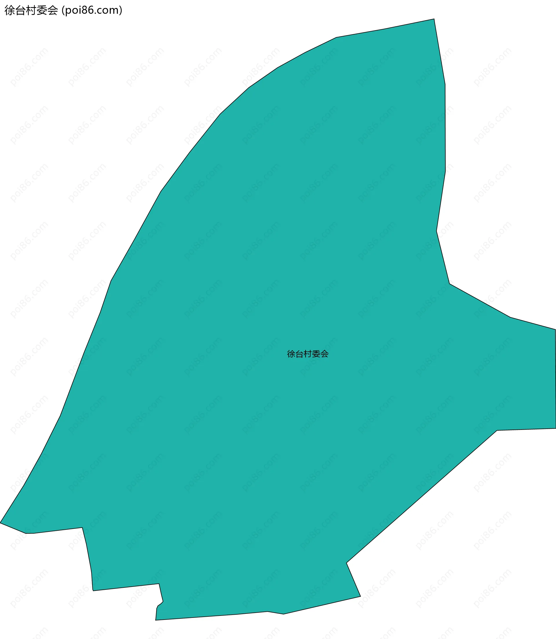 徐台村委会边界地图