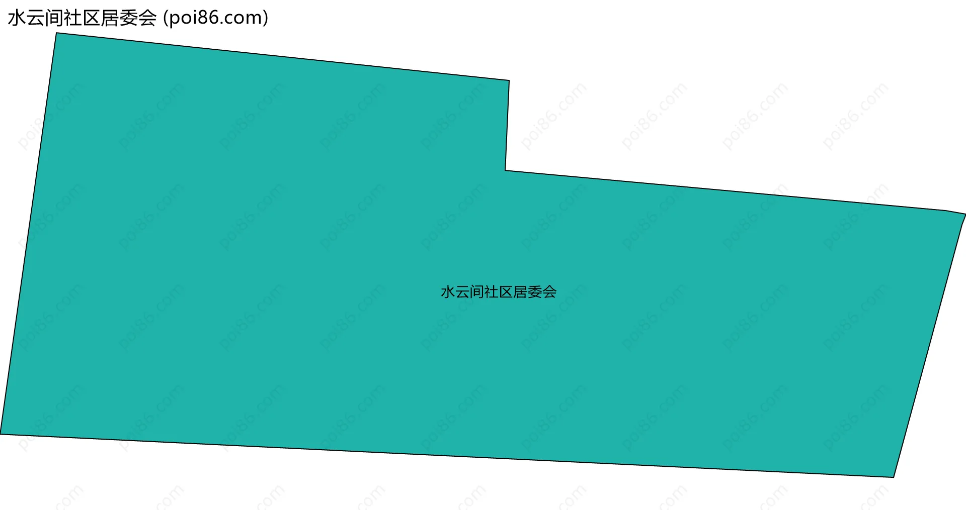 水云间社区居委会边界地图