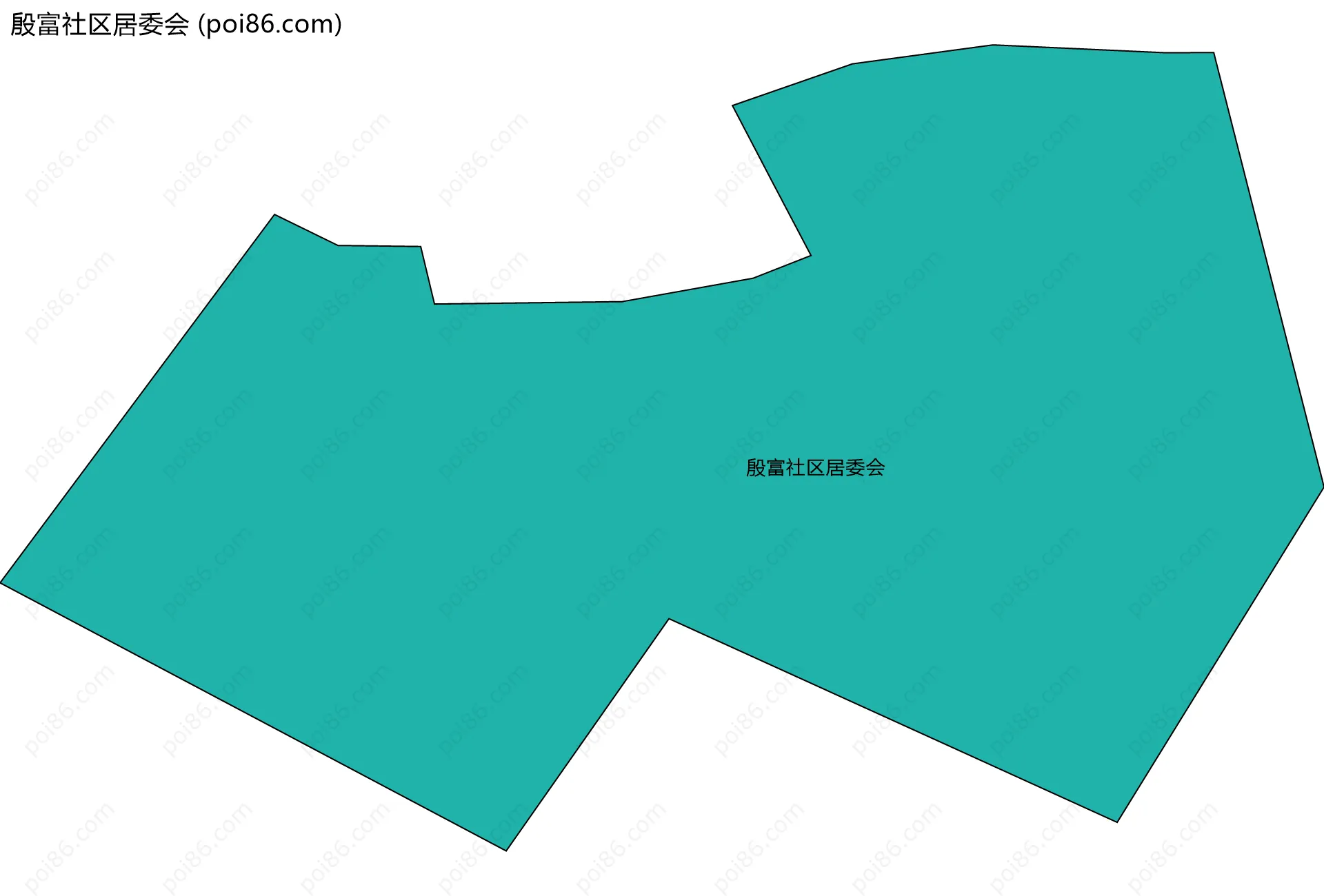 殷富社区居委会边界地图