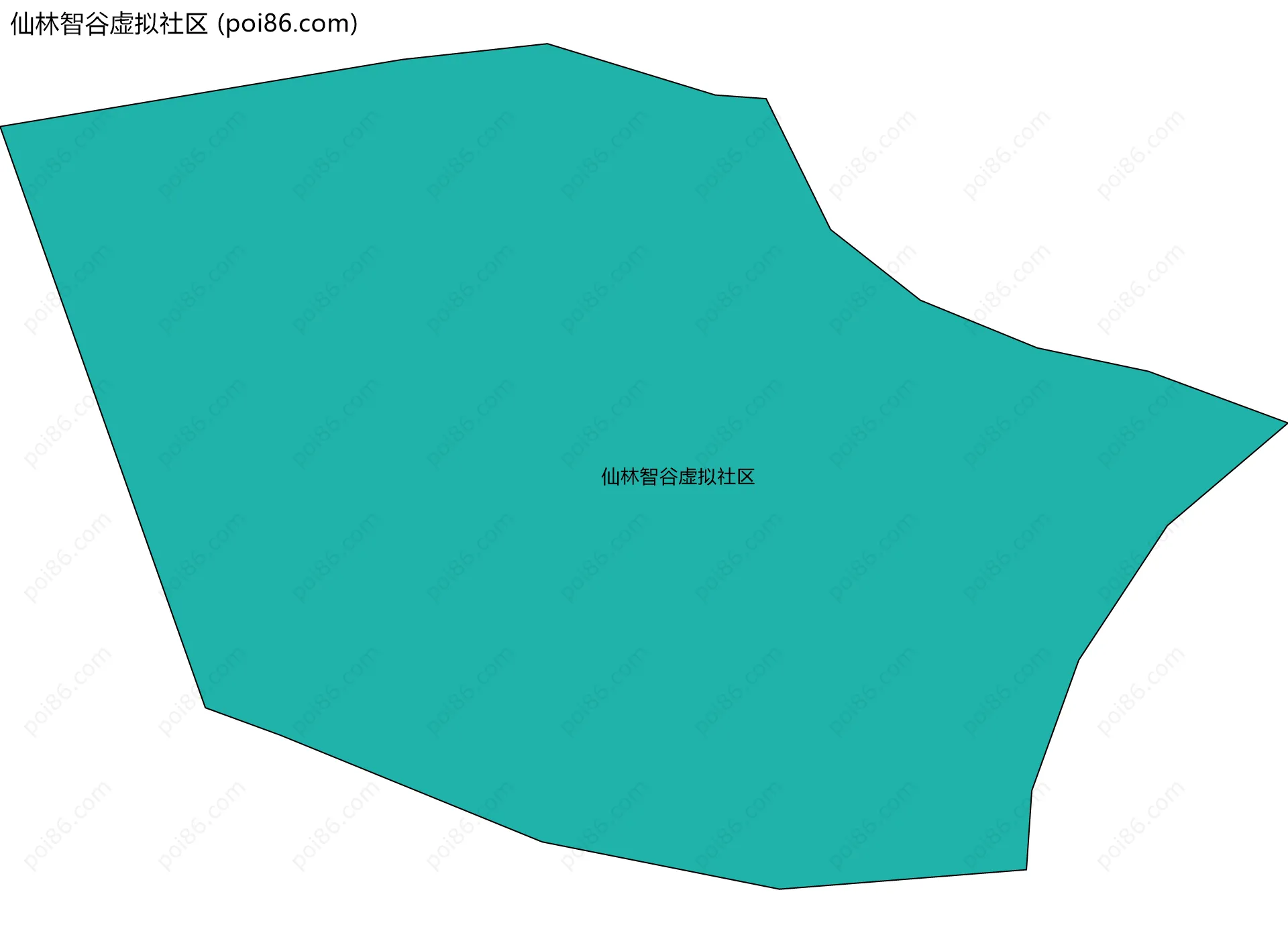 仙林智谷虚拟社区边界地图