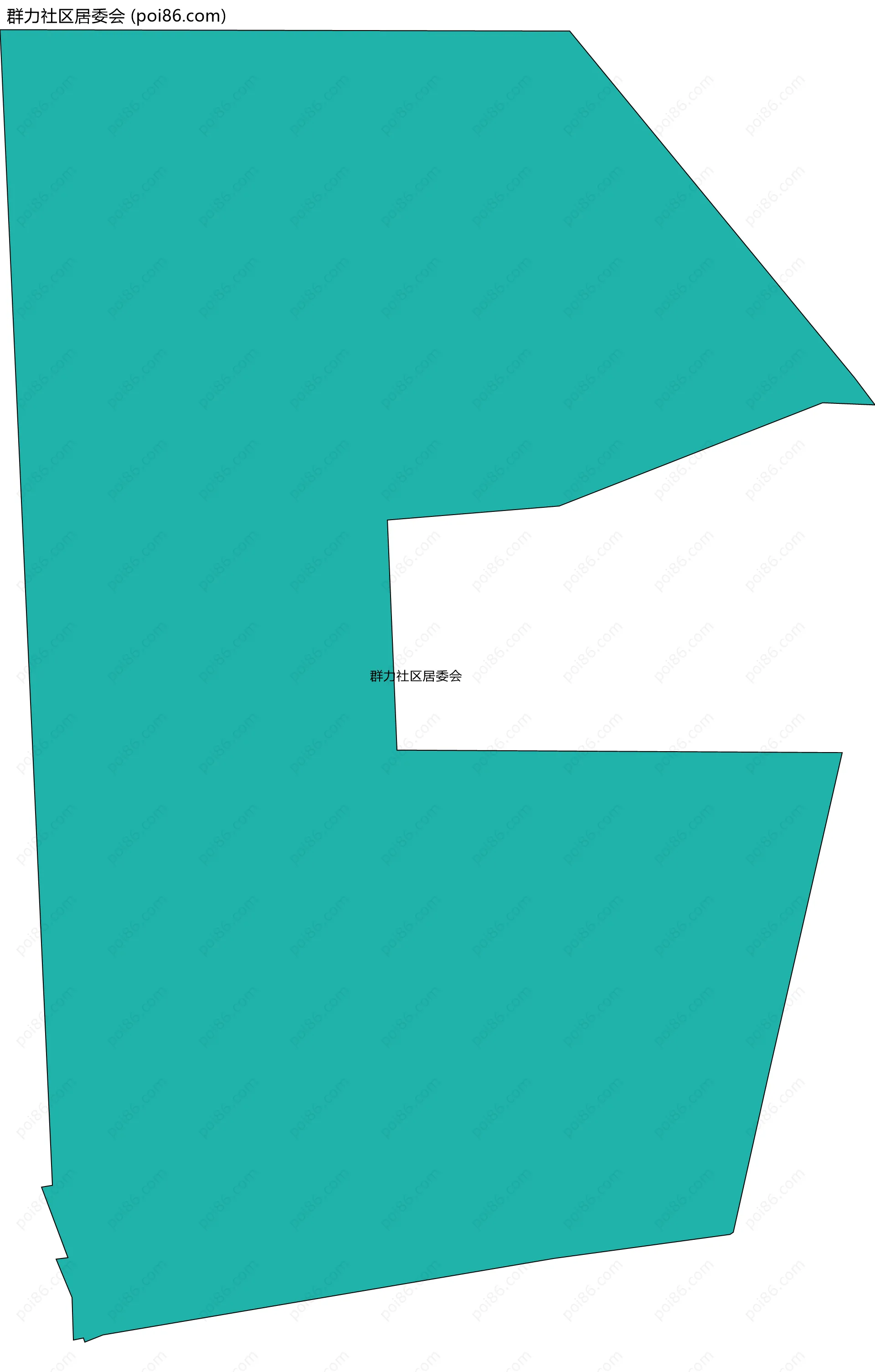 群力社区居委会边界地图