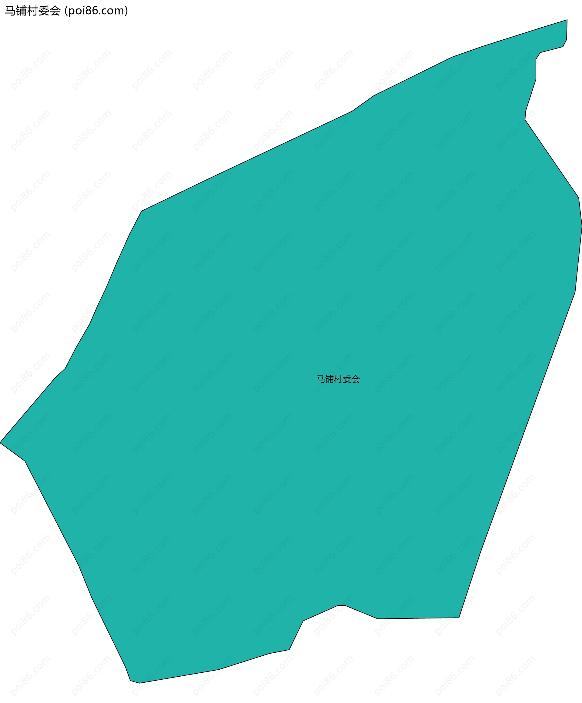 马铺村委会边界地图