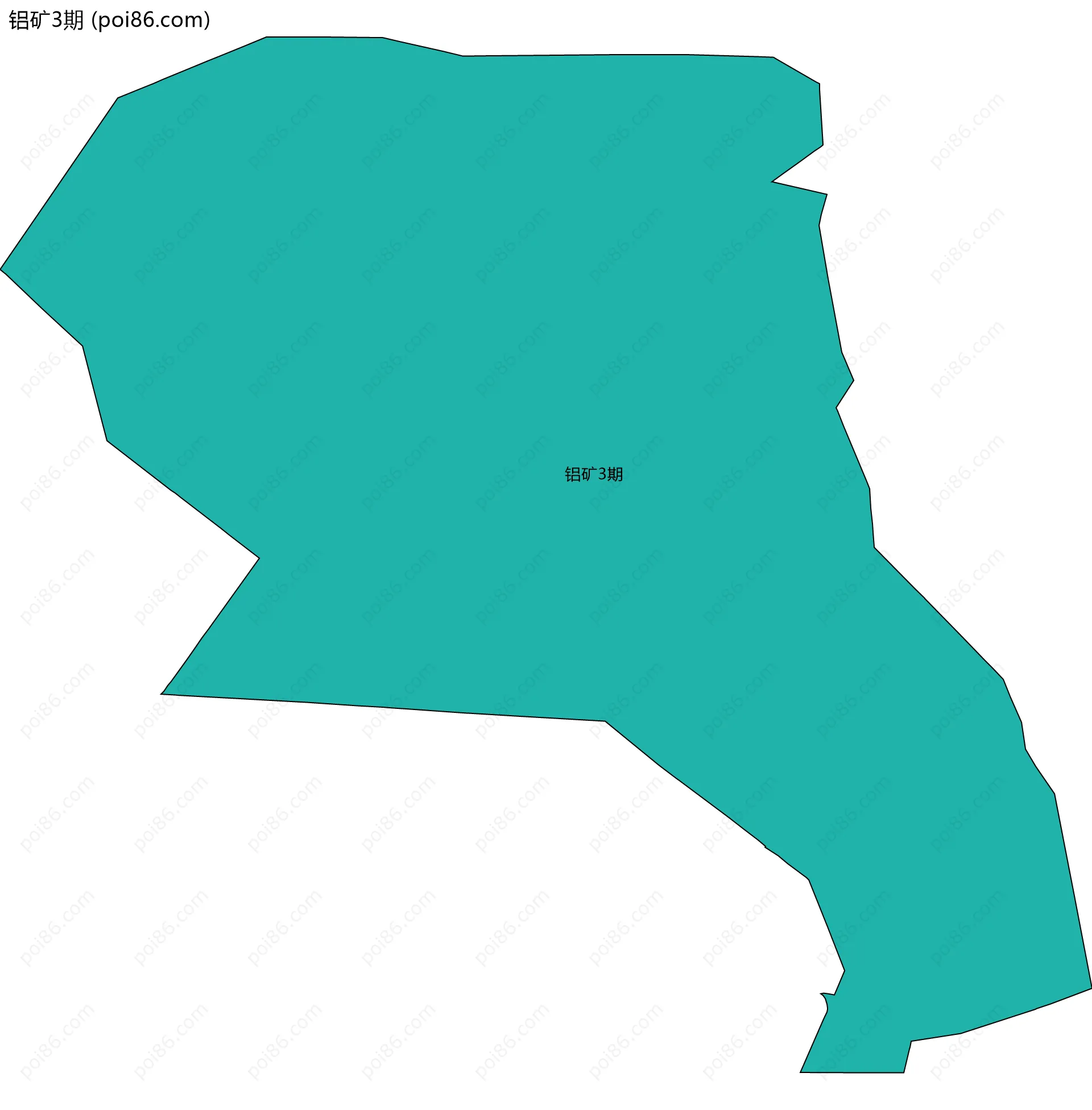 铝矿3期边界地图