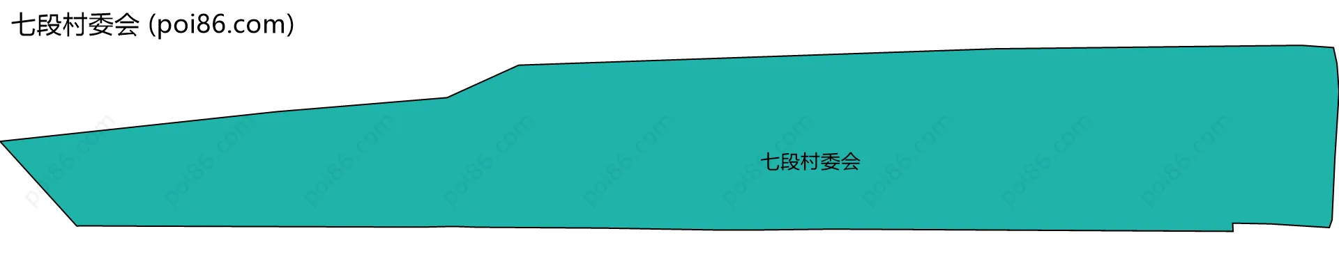 七段村委会边界地图