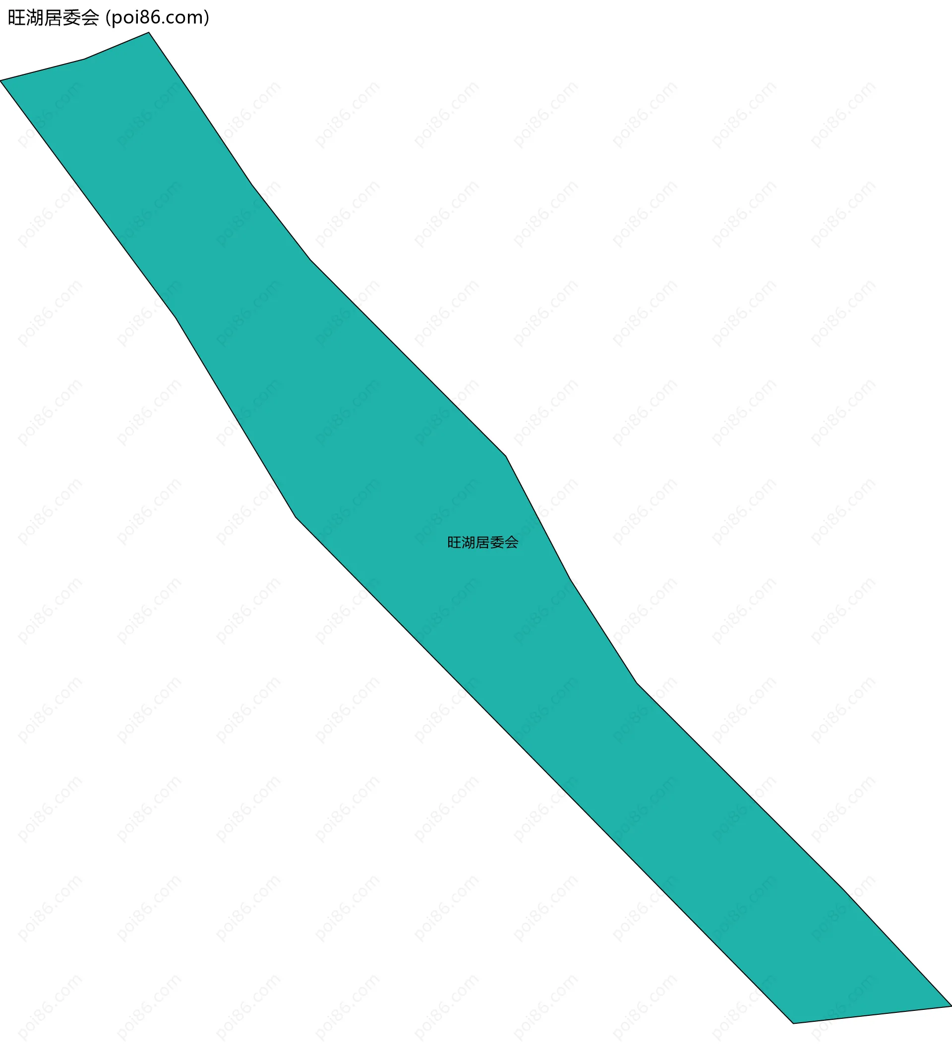 旺湖居委会边界地图