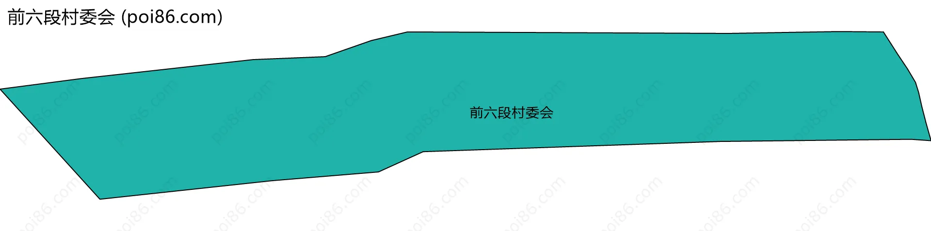 前六段村委会边界地图