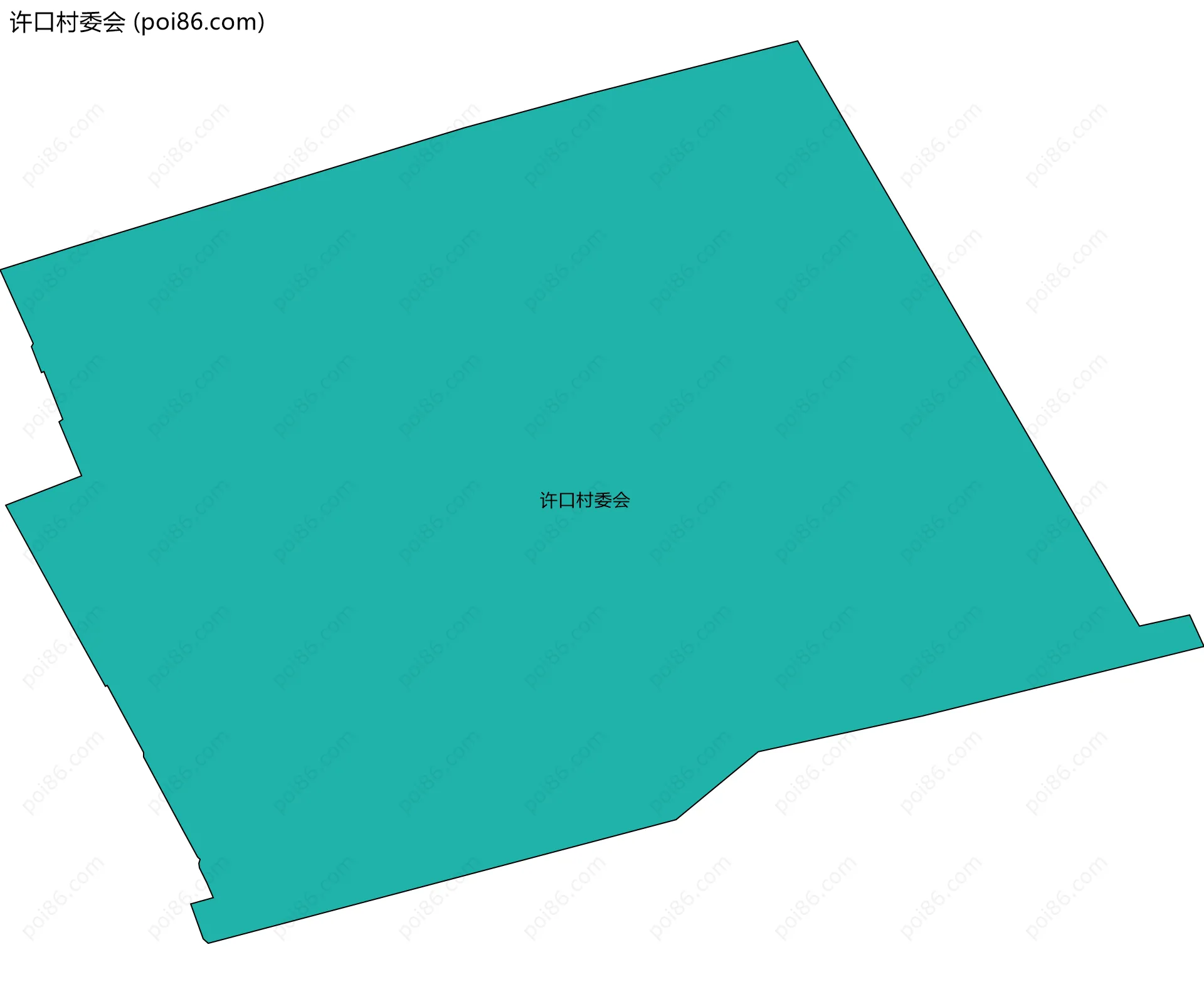 许口村委会边界地图