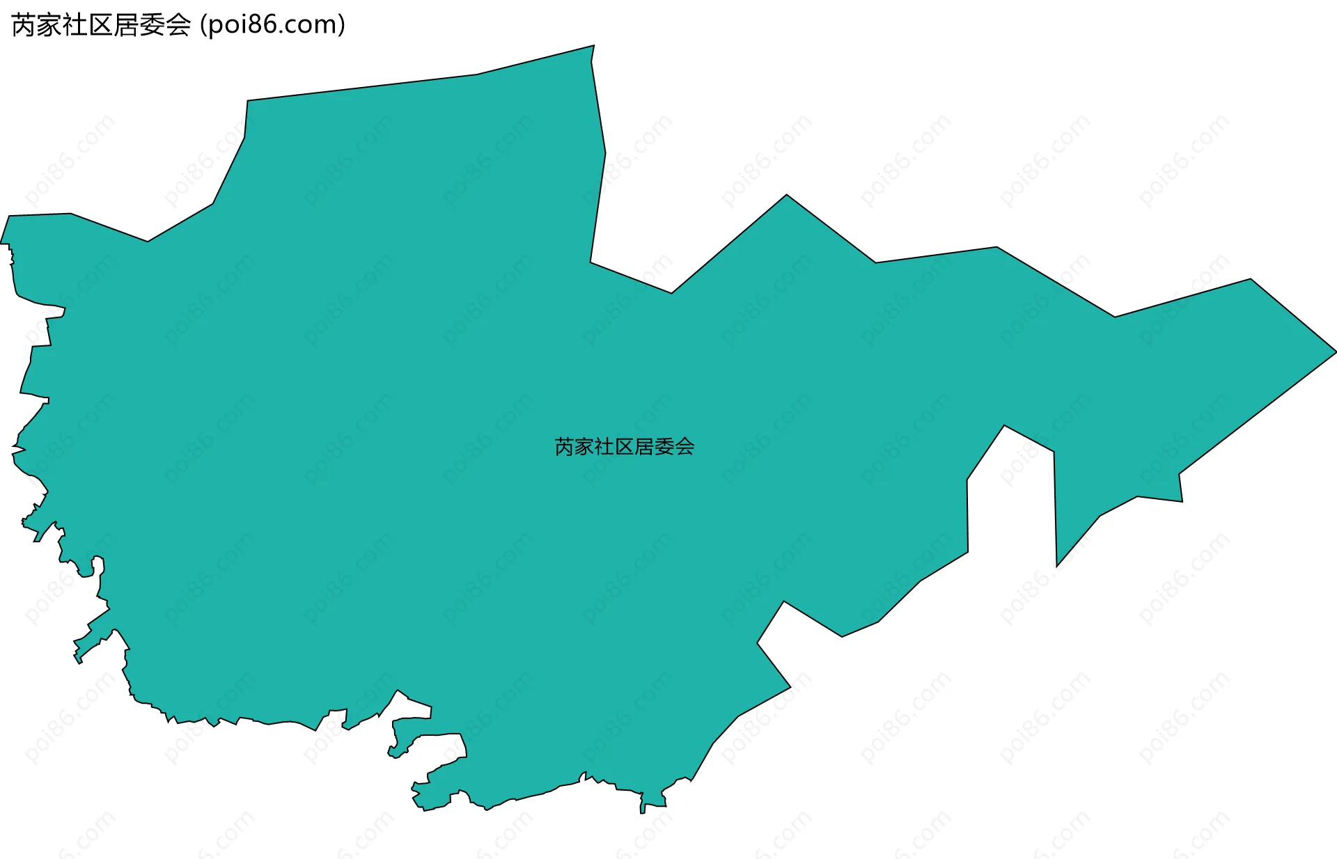 芮家社区居委会边界地图