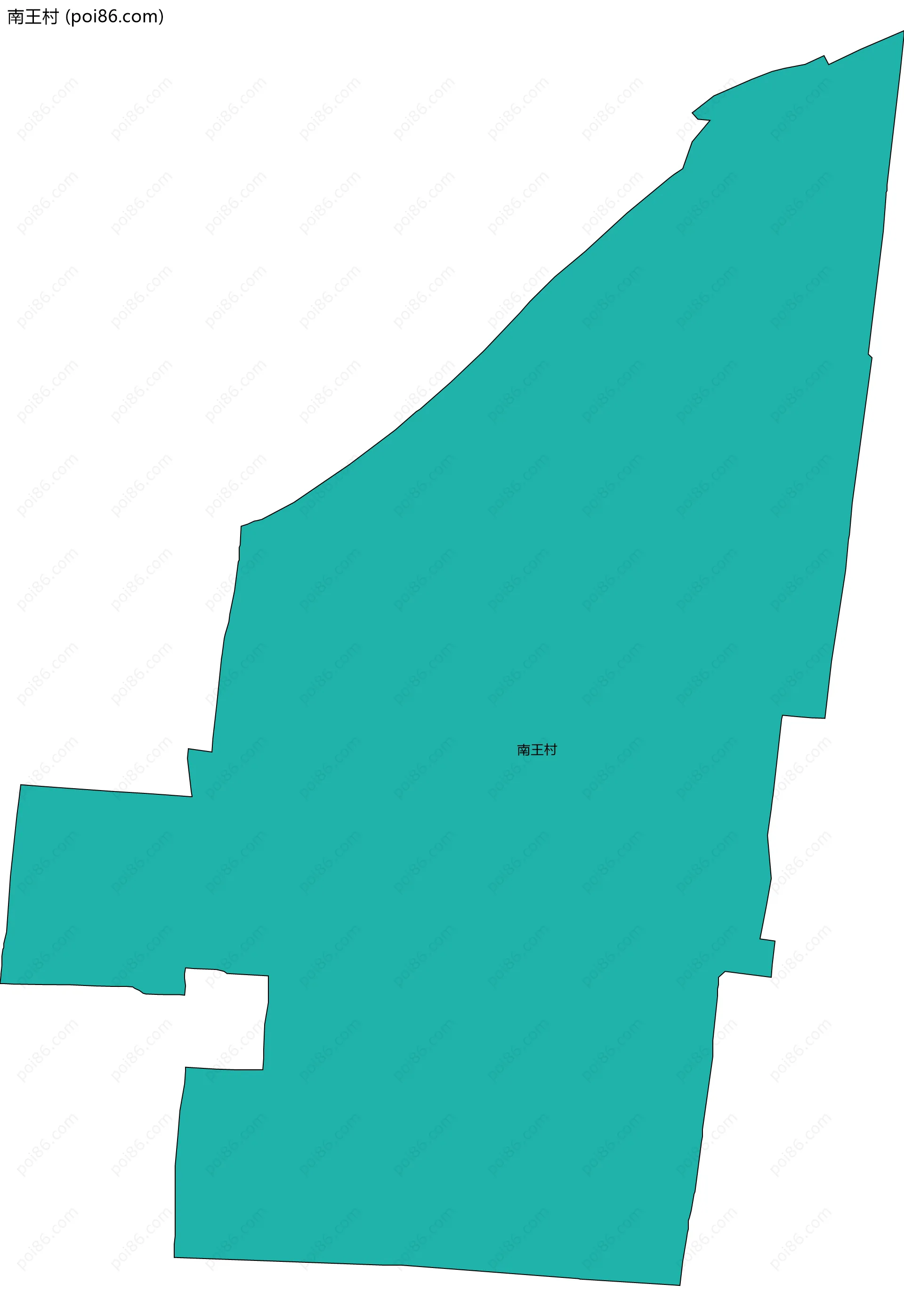 南王村边界地图
